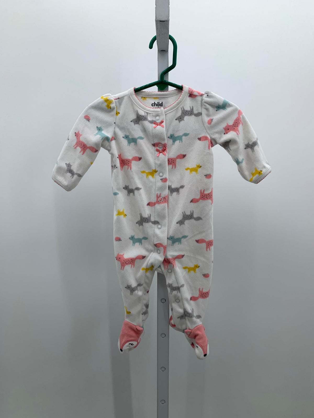 Child of Mine Size 0-3 months Girls Long Slv. Romper
