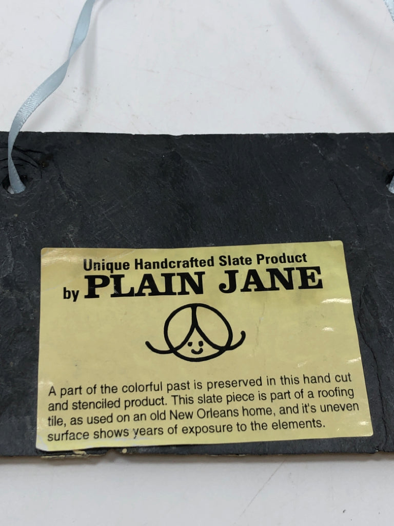 NO WHINING SLATE WALL HANGING.