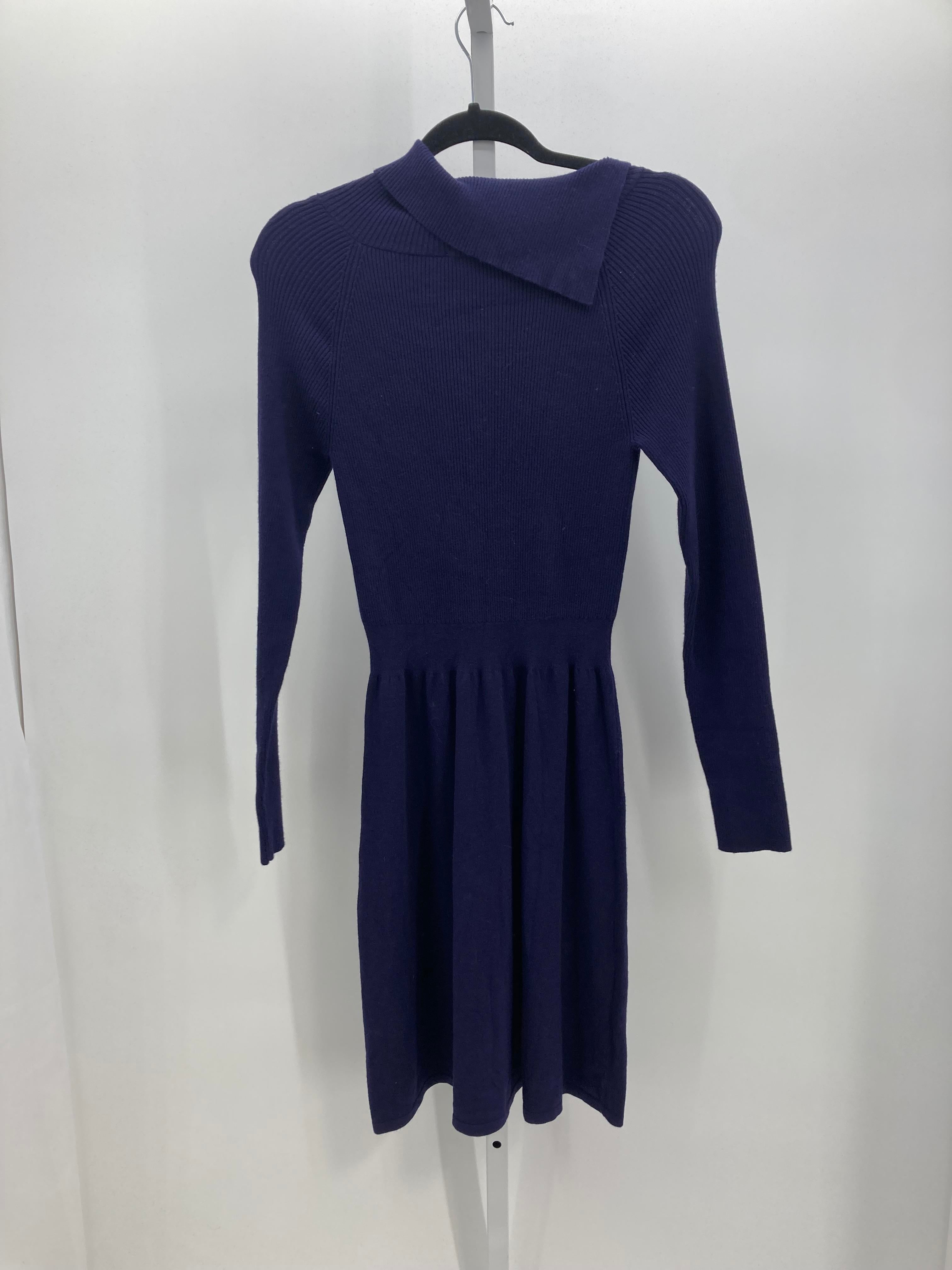 White House Black Size Large Misses Long Sleeve Dress