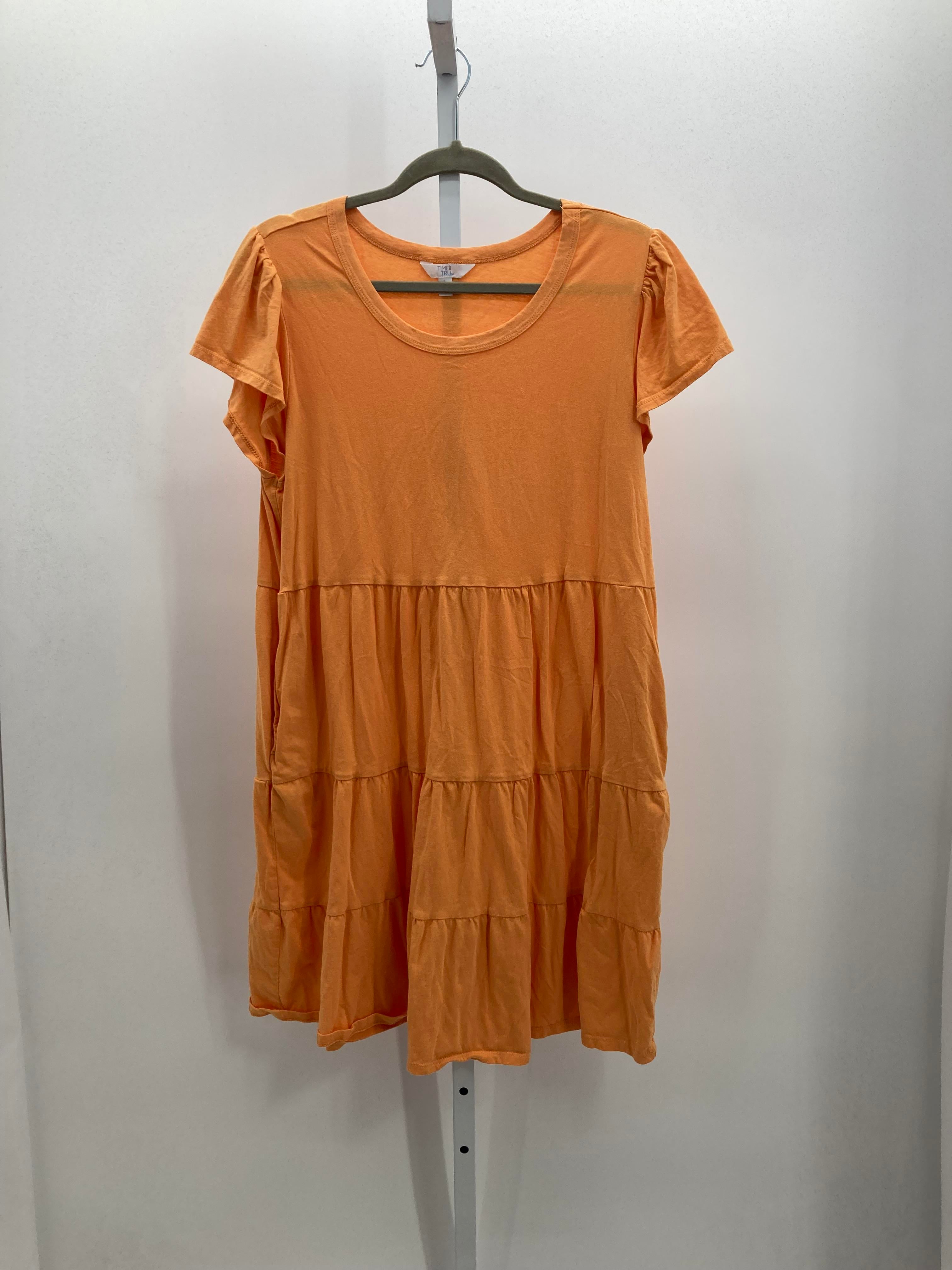 Time and Tru Size Large Misses Short Sleeve Dress