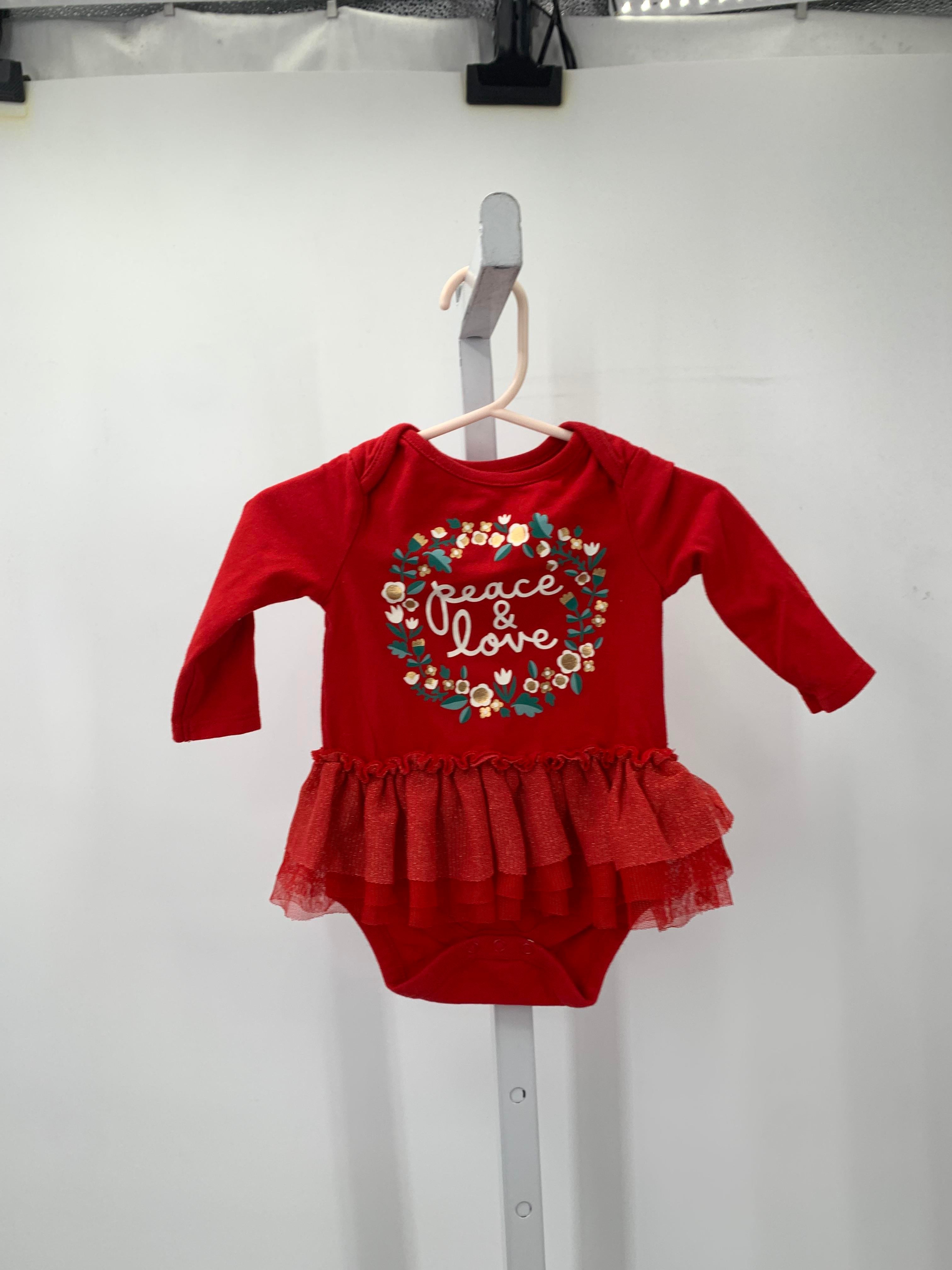Cat & Jack Size 3-6 Months Girls Long Sleeve Dress