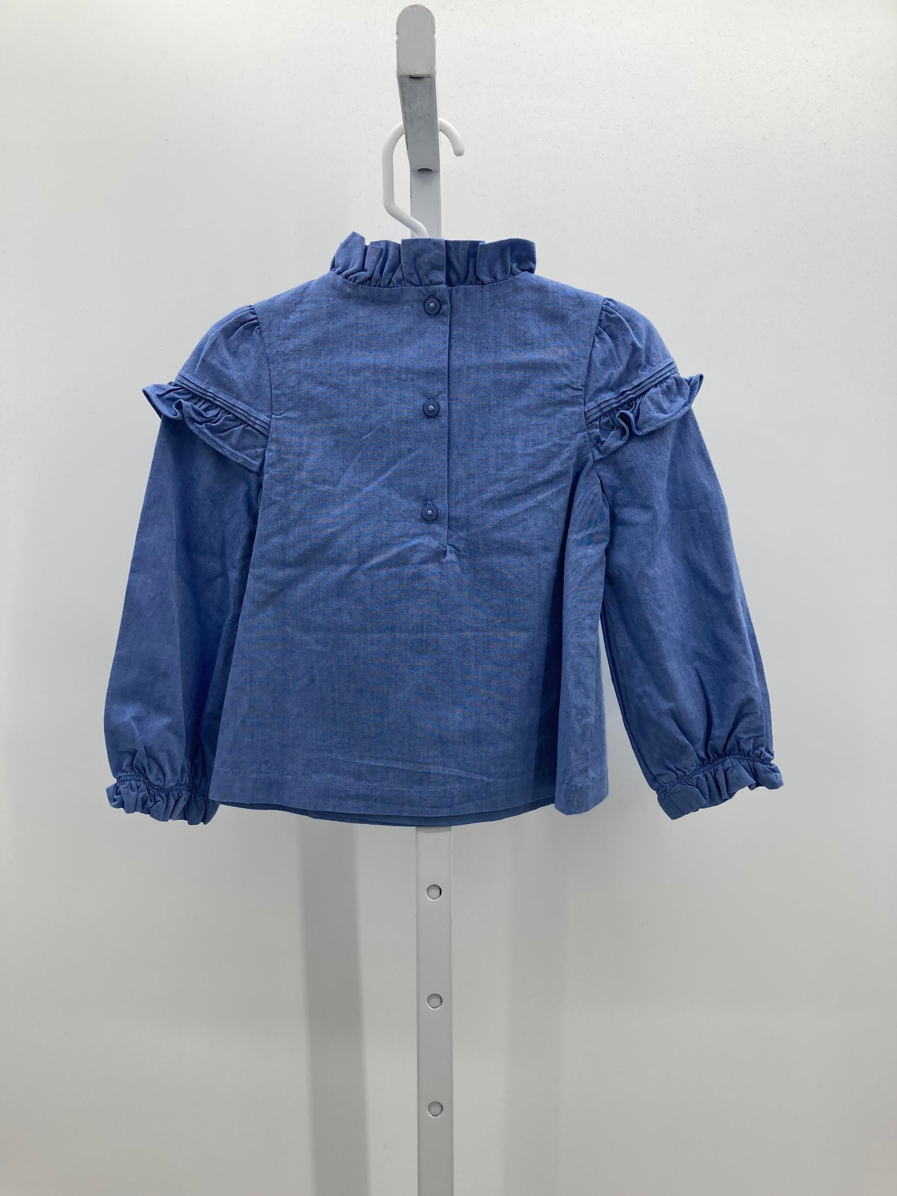 Janie and Jack Size 3 Girls Long Sleeve Shirt