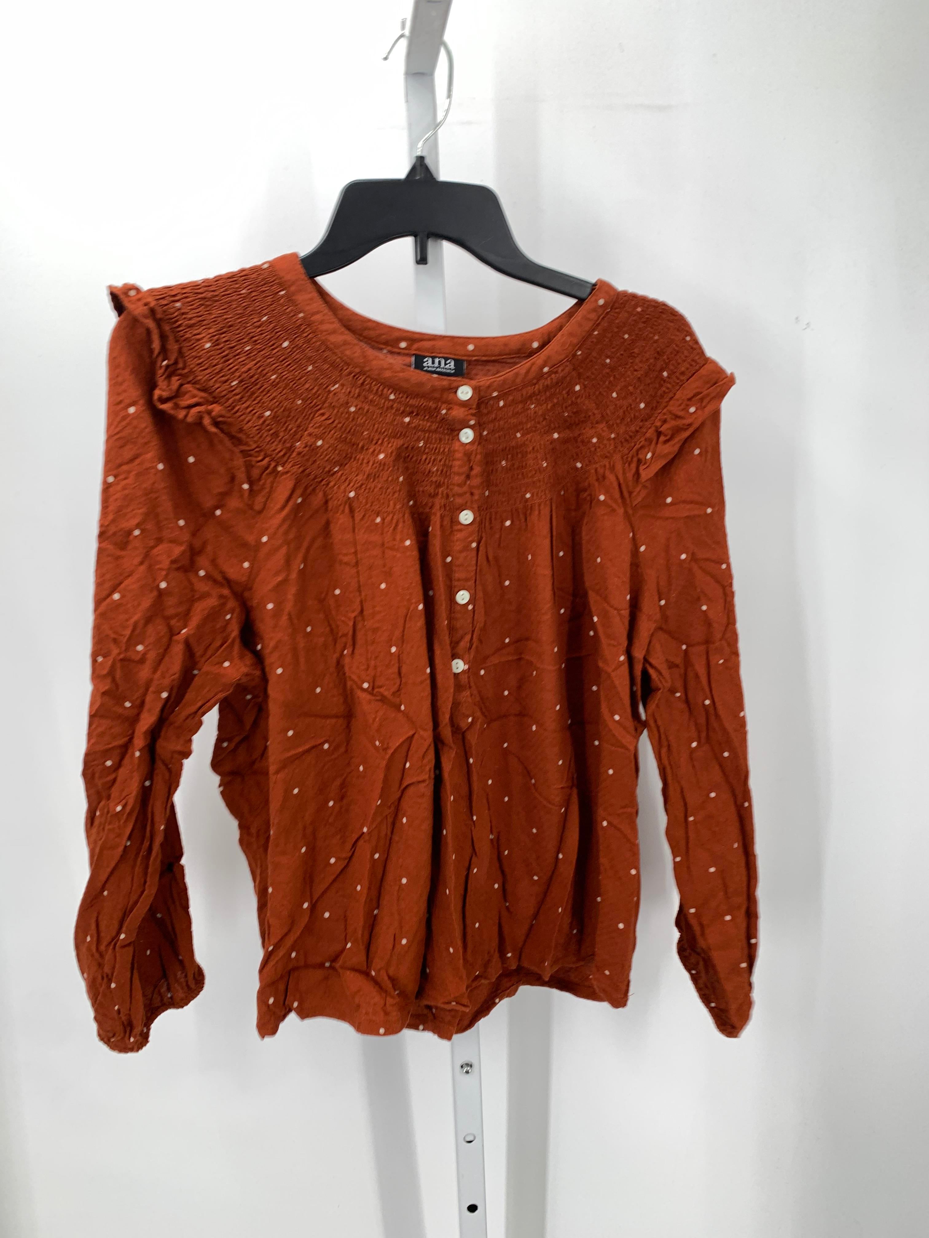 A.N.A. Size Large Misses Long Sleeve Shirt