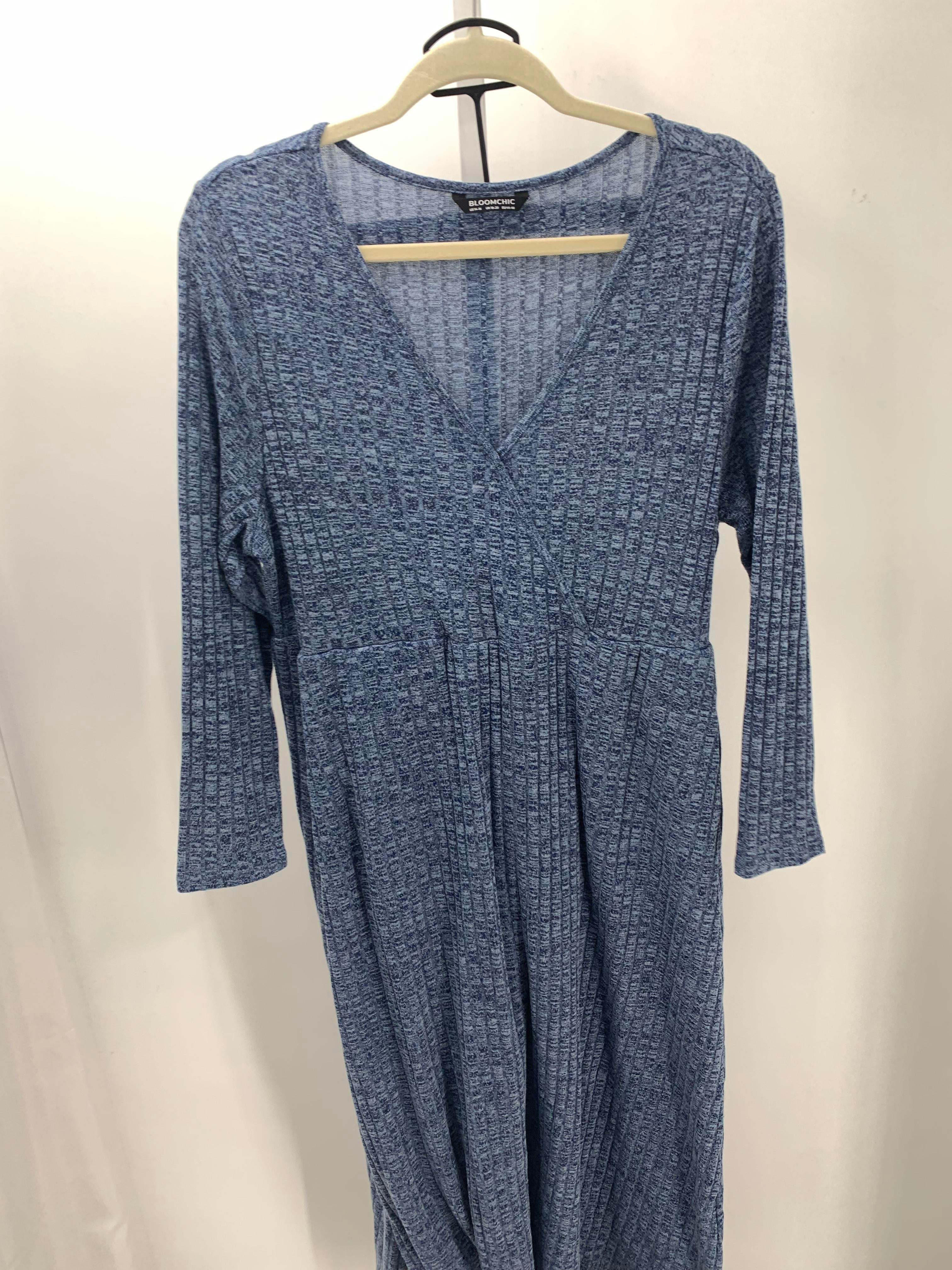 Size 18/20 W Womens Long Sleeve Dress