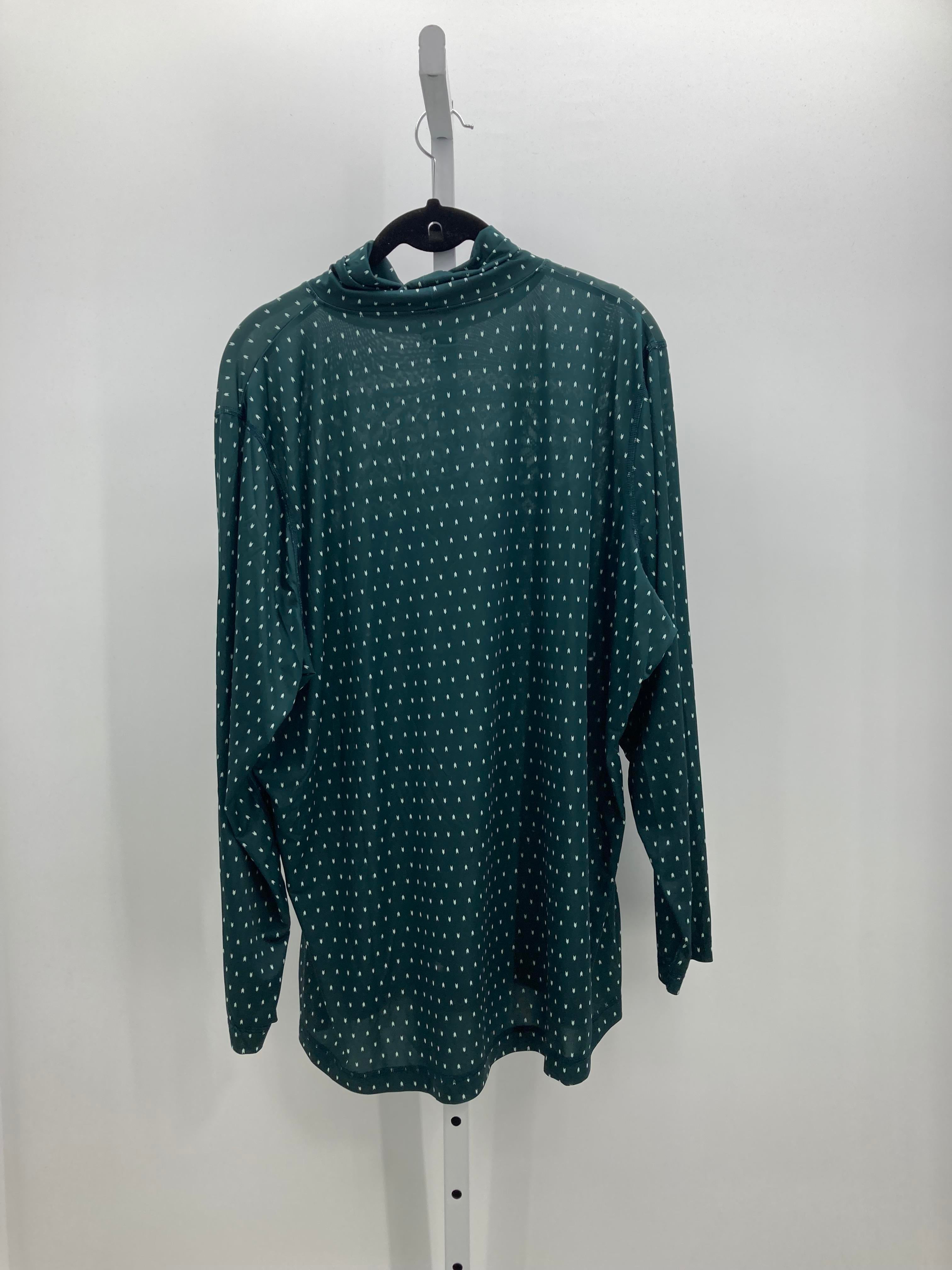 Lands End Size 3X Womens Long Sleeve Shirt