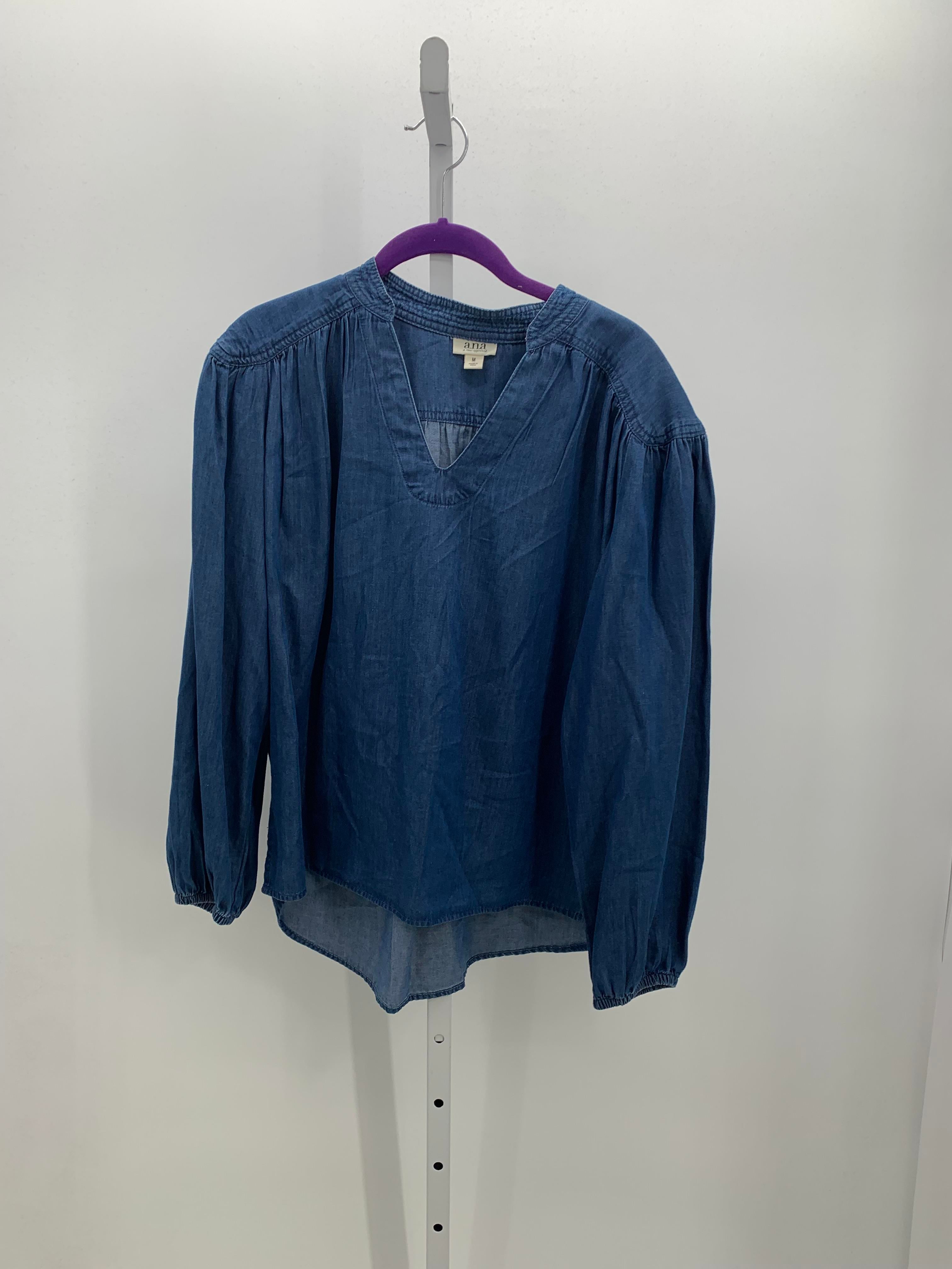 A.N.A. Size Medium Misses Long Sleeve Shirt
