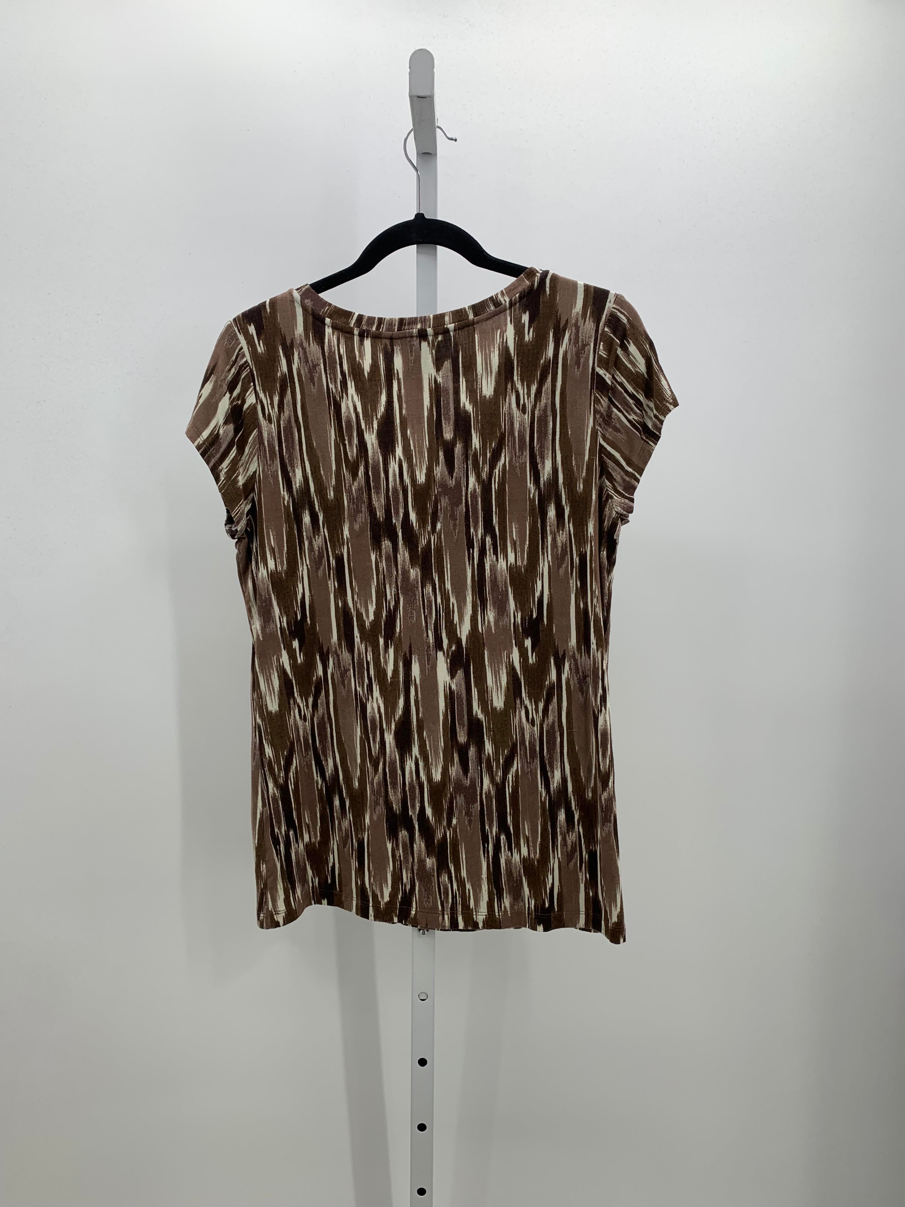 Apostrophe Size Medium Misses Short Sleeve Shirt