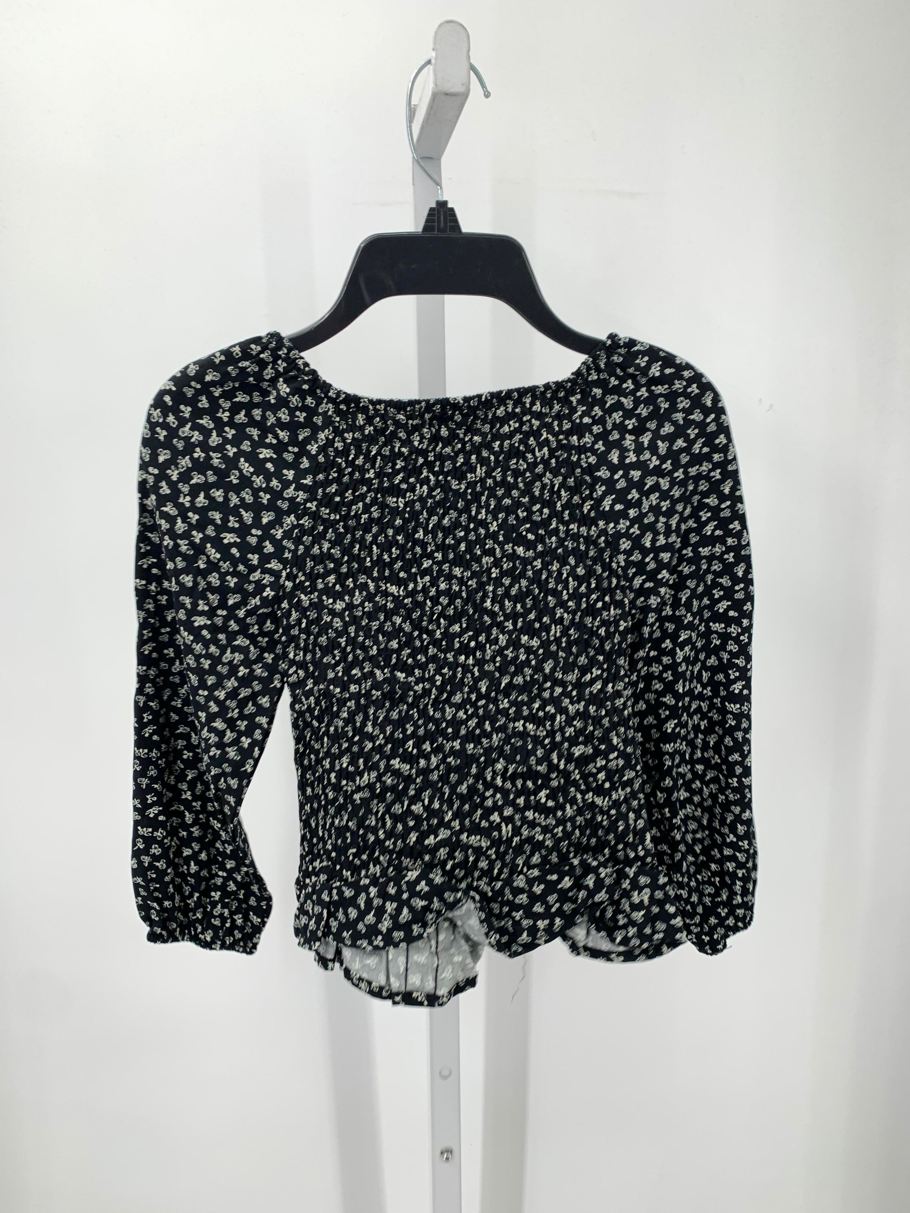 BTween Size 7 Girls Long Sleeve Shirt