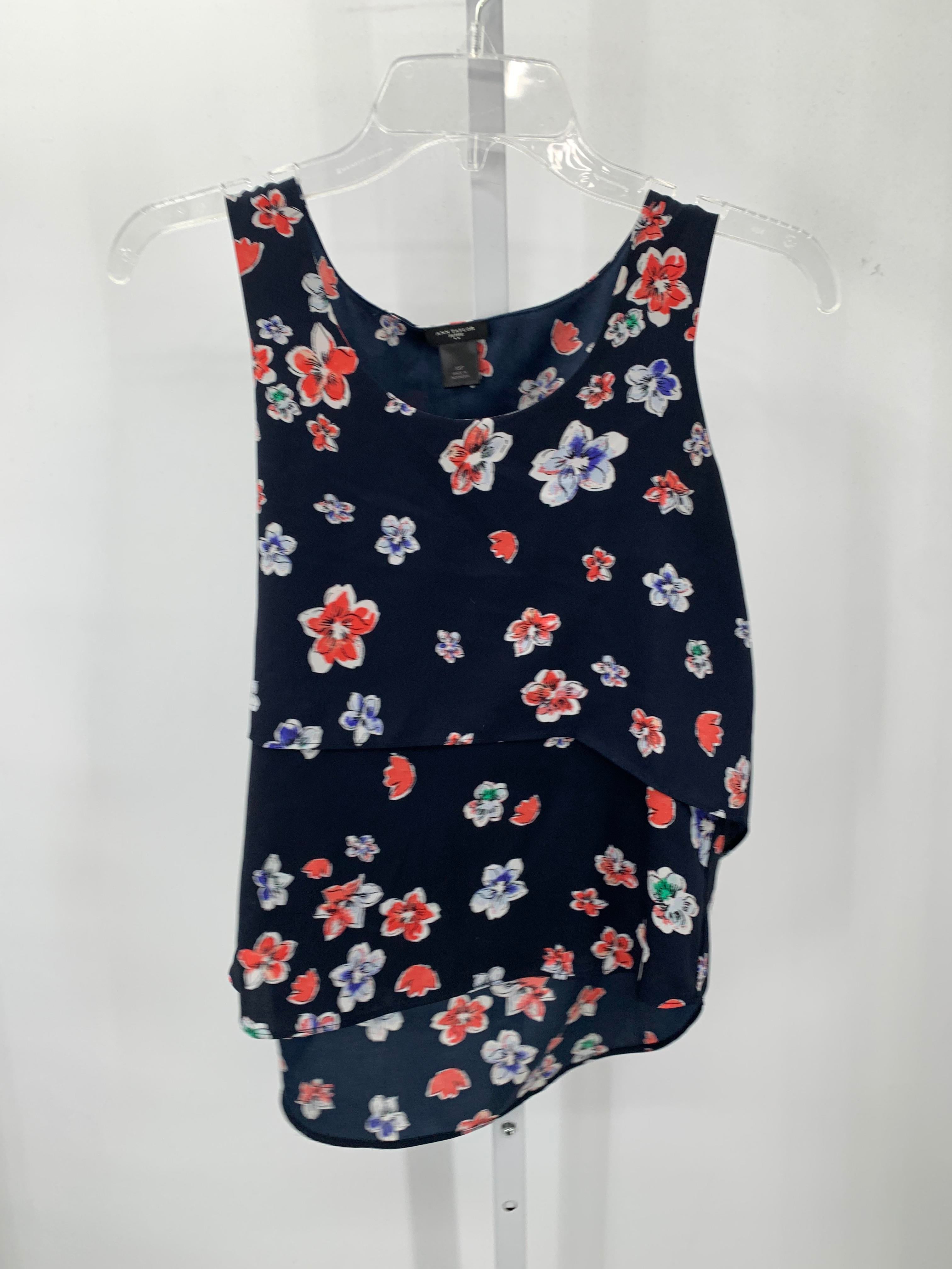 Ann Taylor Size X Small Petite Petite Sleeveless Shirt