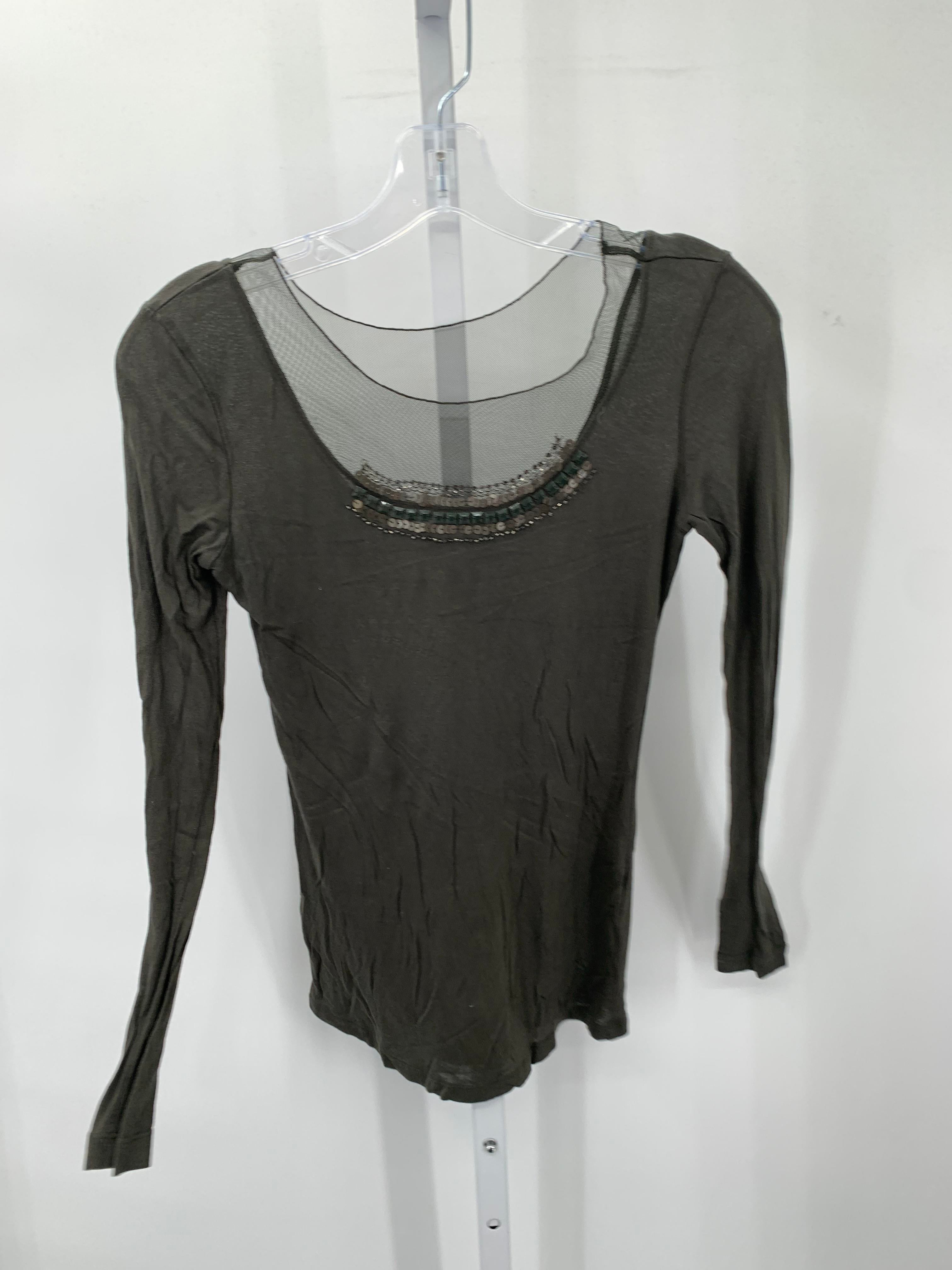 Vera Wang Size X Small Petite Petite Long Sleeve Shirt