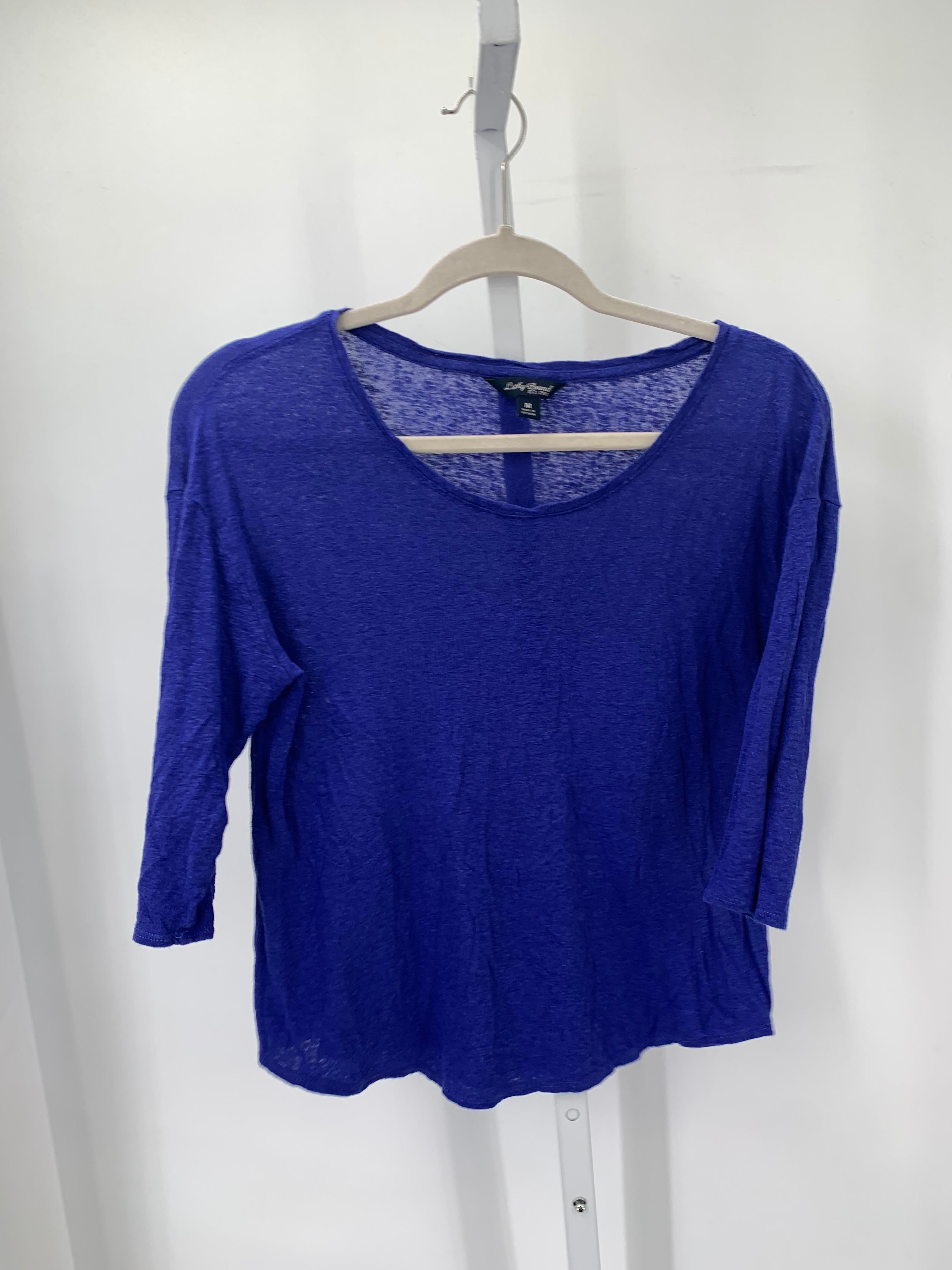 Lucky Brand Size Medium Misses 3/4 Sleeve Shirt