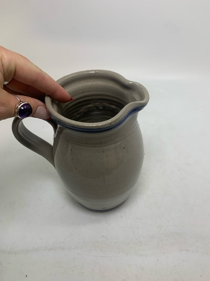 GREY/BLUE WESTFORD PITCHER SIGNED.