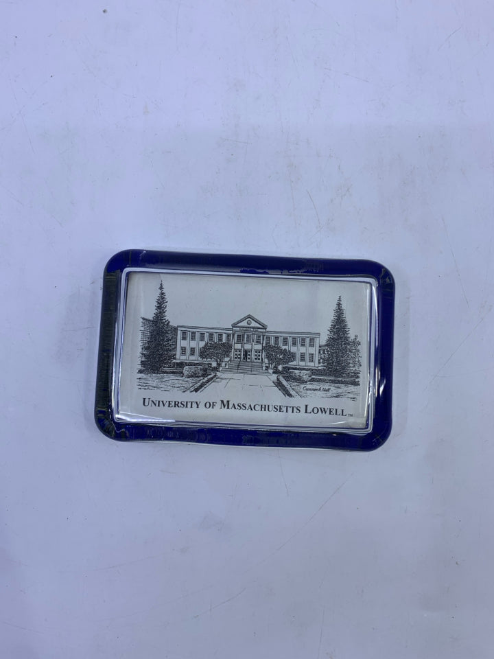 UMASS LOWELL PAPER WEIGHT.