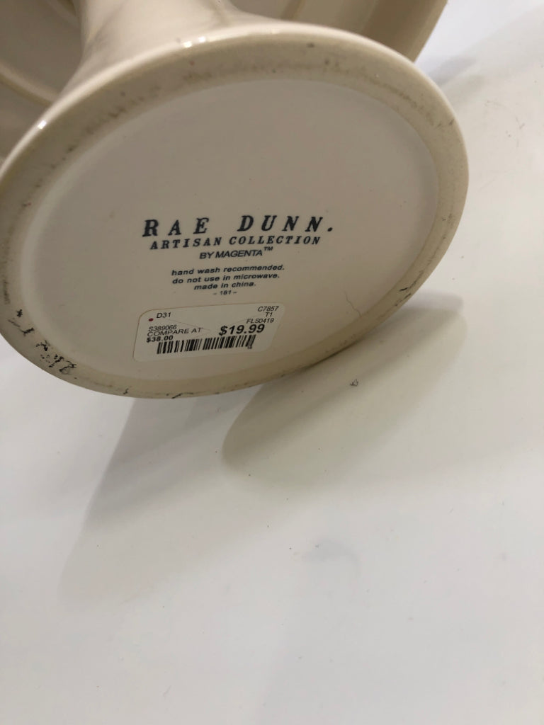 RAE DUNN CAKE SERVING STAND.