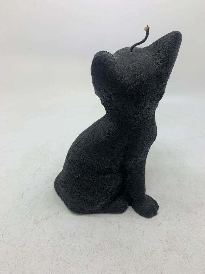BLACK CAT CANDLE.
