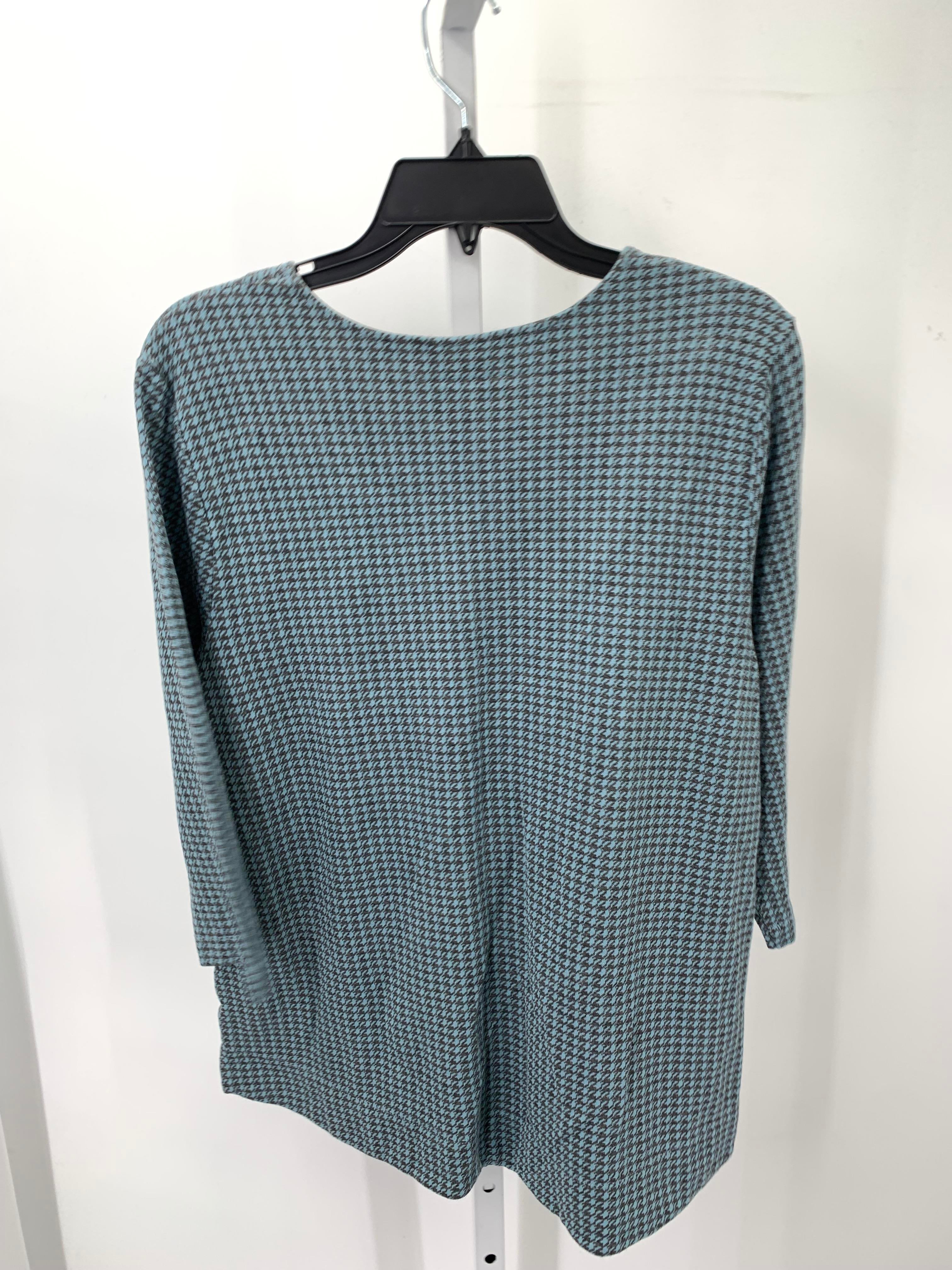 J-Jill Size Large Petite Petite 3/4 Sleeve Shirt