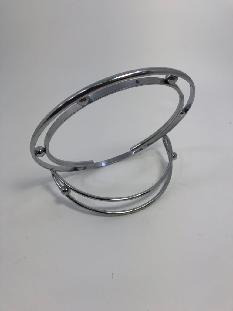 3PC VTG RUBY RED CHIP+DIP BOWLS W/DIP ATTACHMENT.