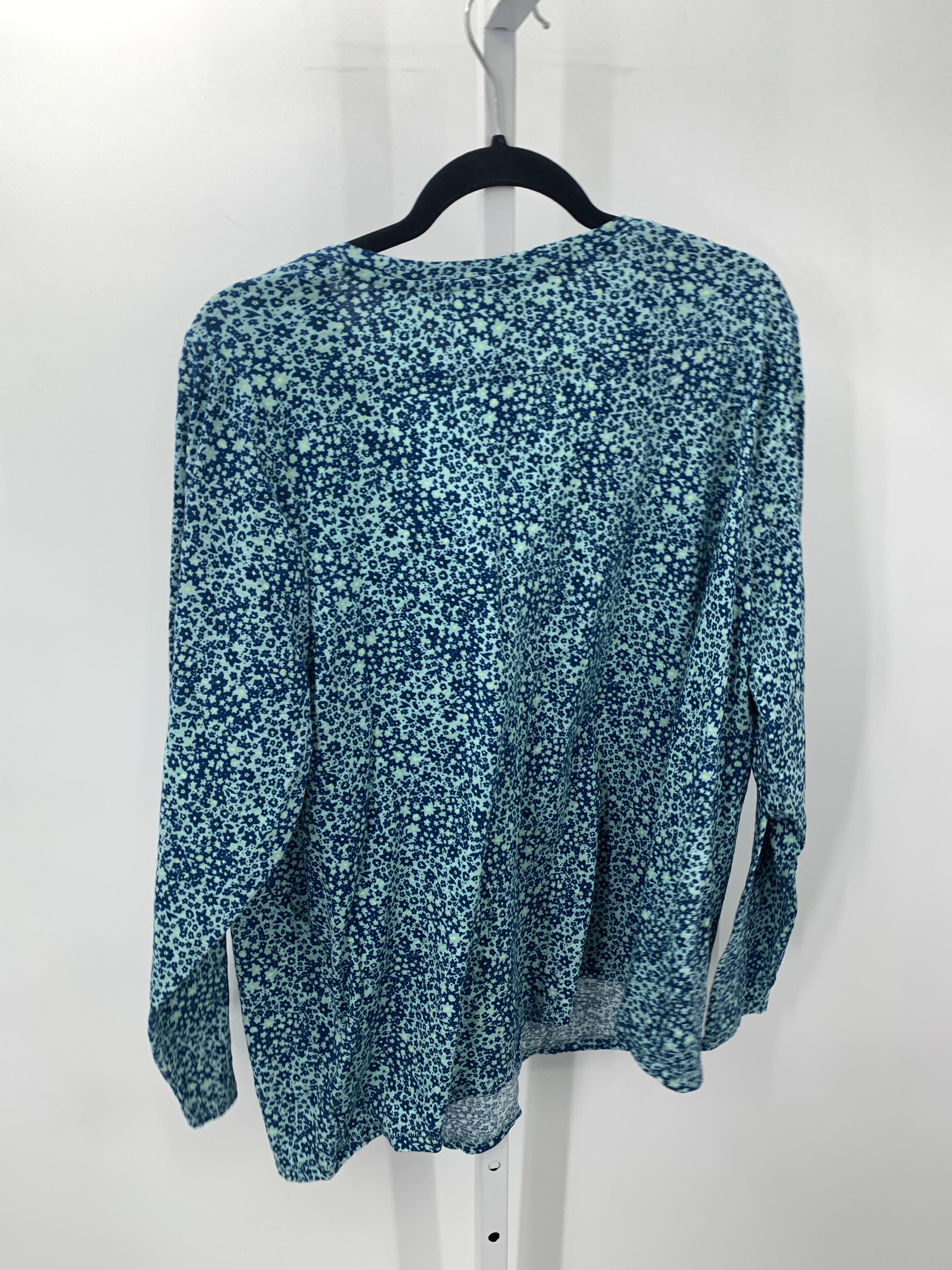 Sonoma Size 1X Womens Long Sleeve Shirt