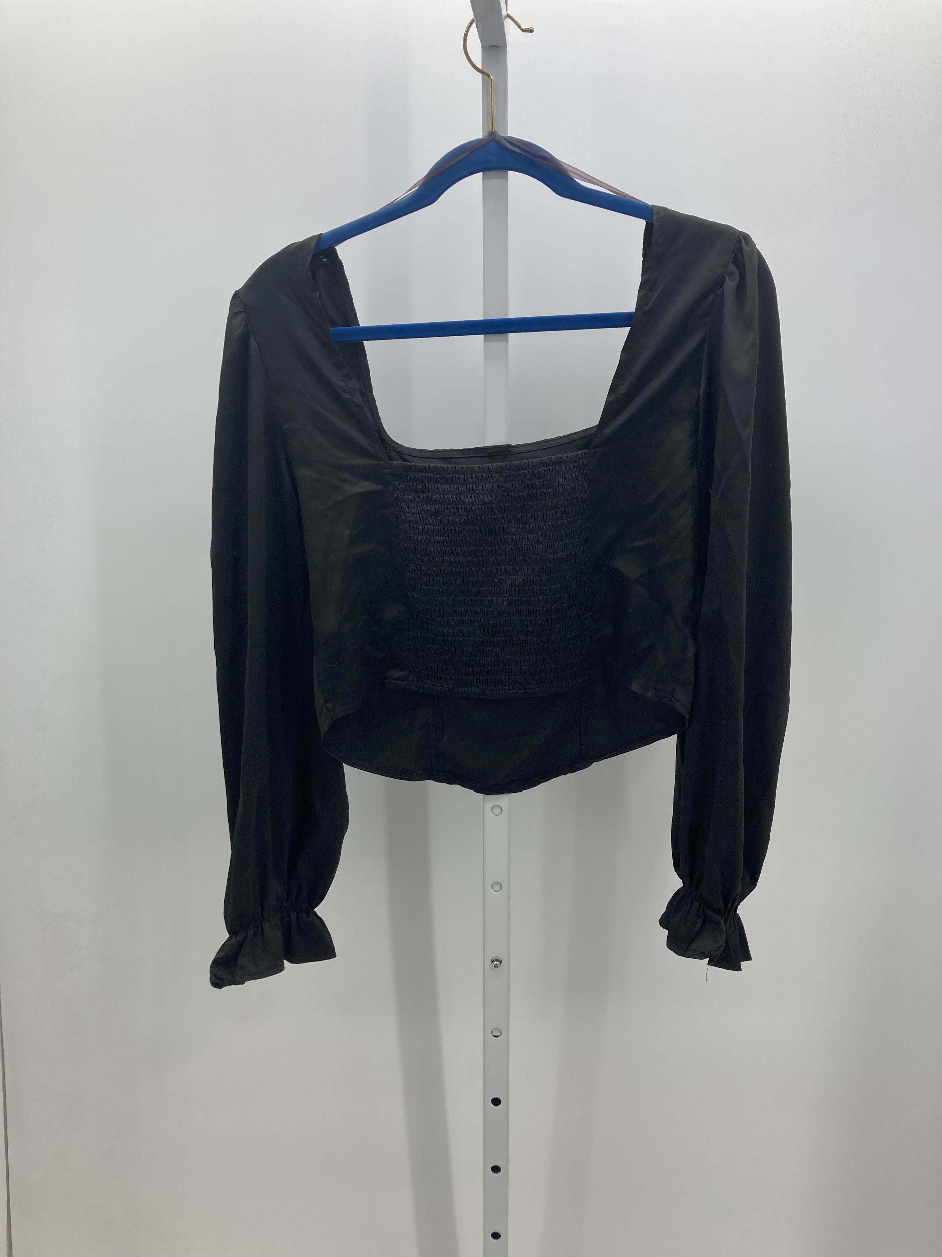 Almost Famous Size Women Sm. Juniors Long Sleeve Shirt