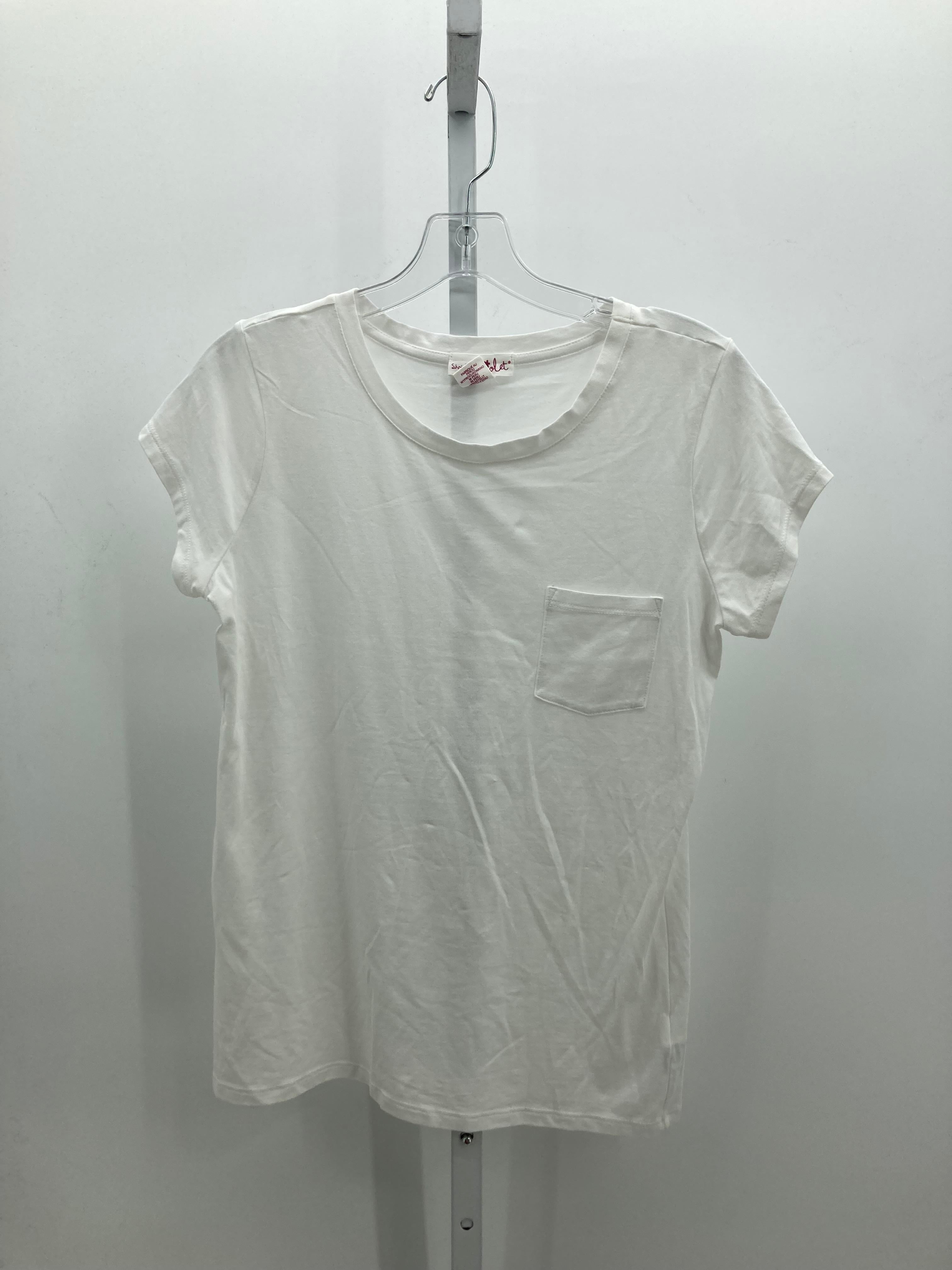 Shrinking Violet Size Large Misses Short Sleeve Shirt