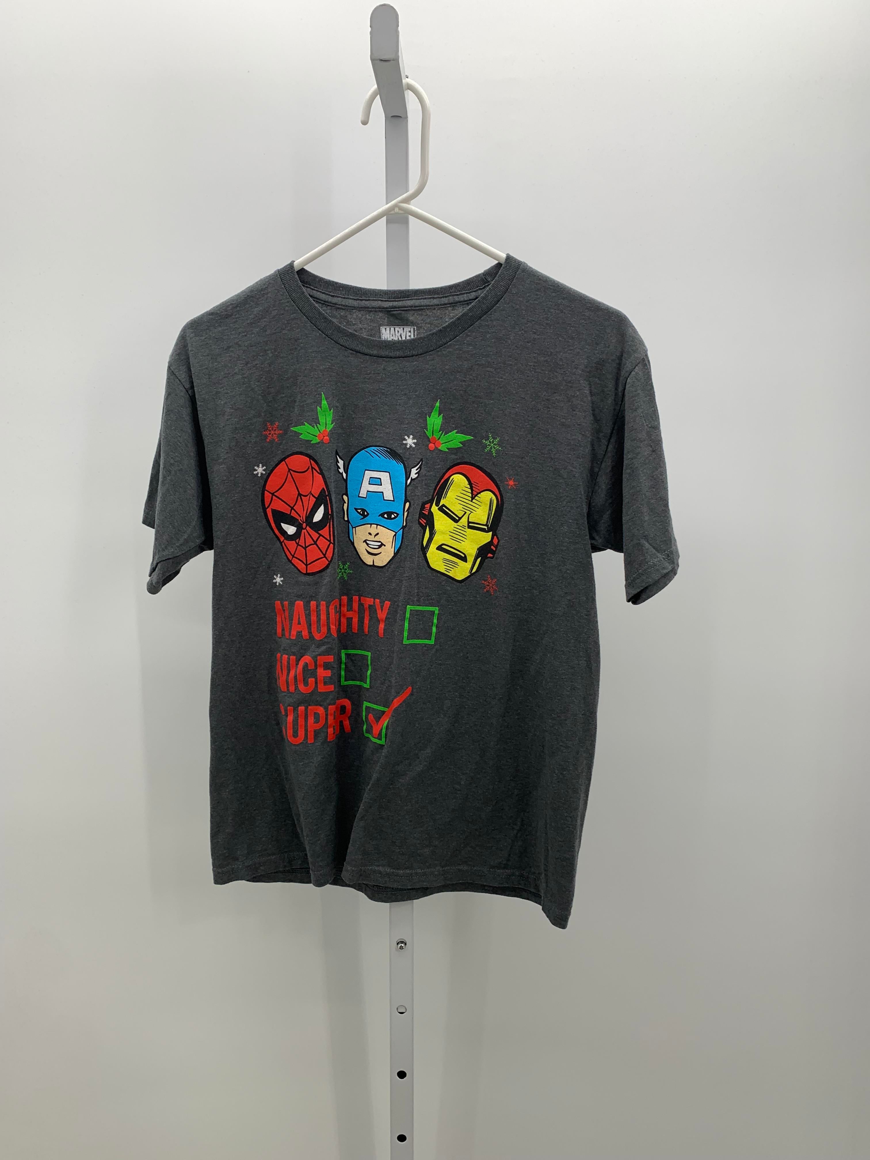 SHORT SLV SHIRT SUPER HEROS