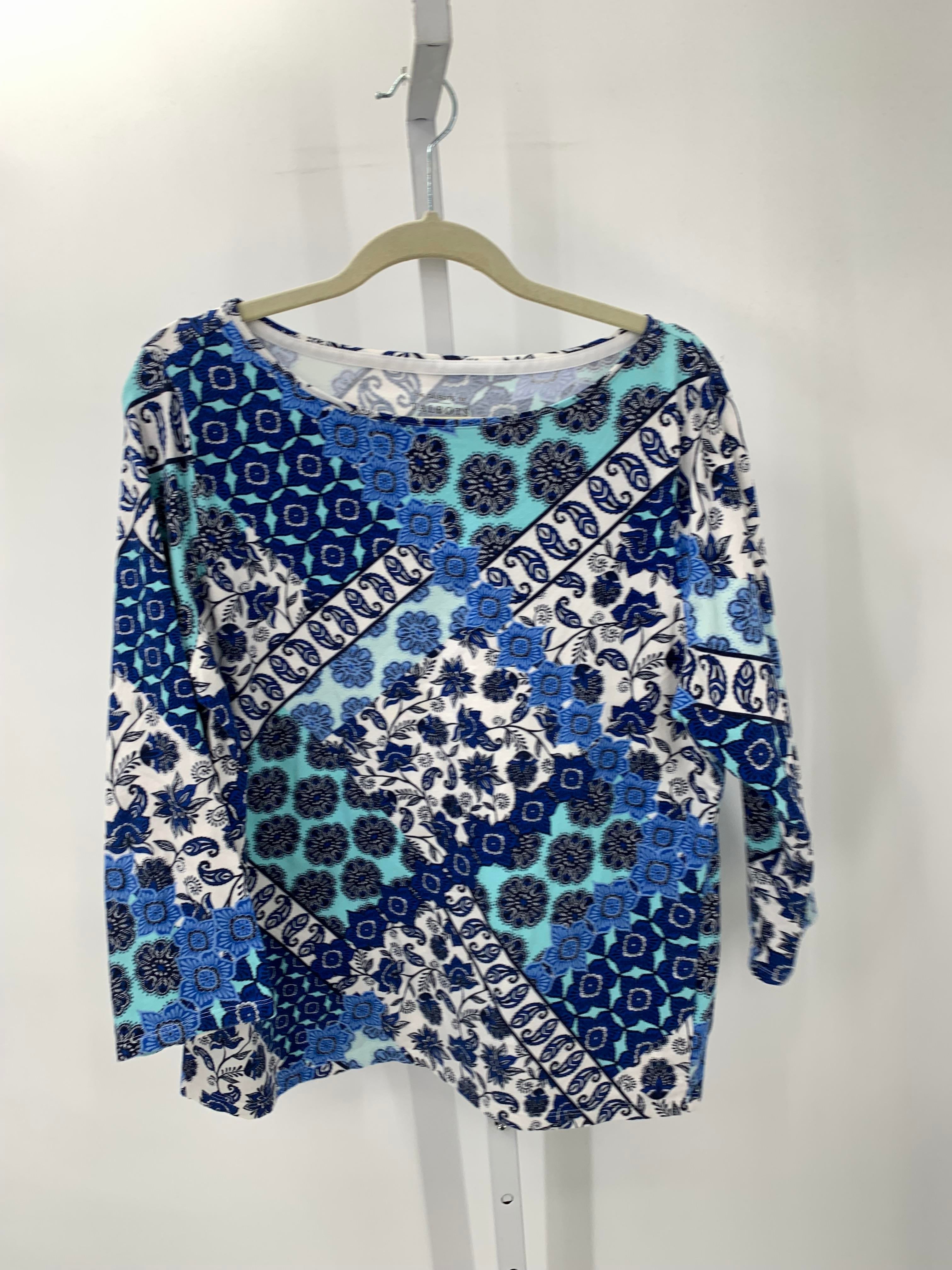 Talbots Size Extra Large Misses 3/4 Sleeve Shirt