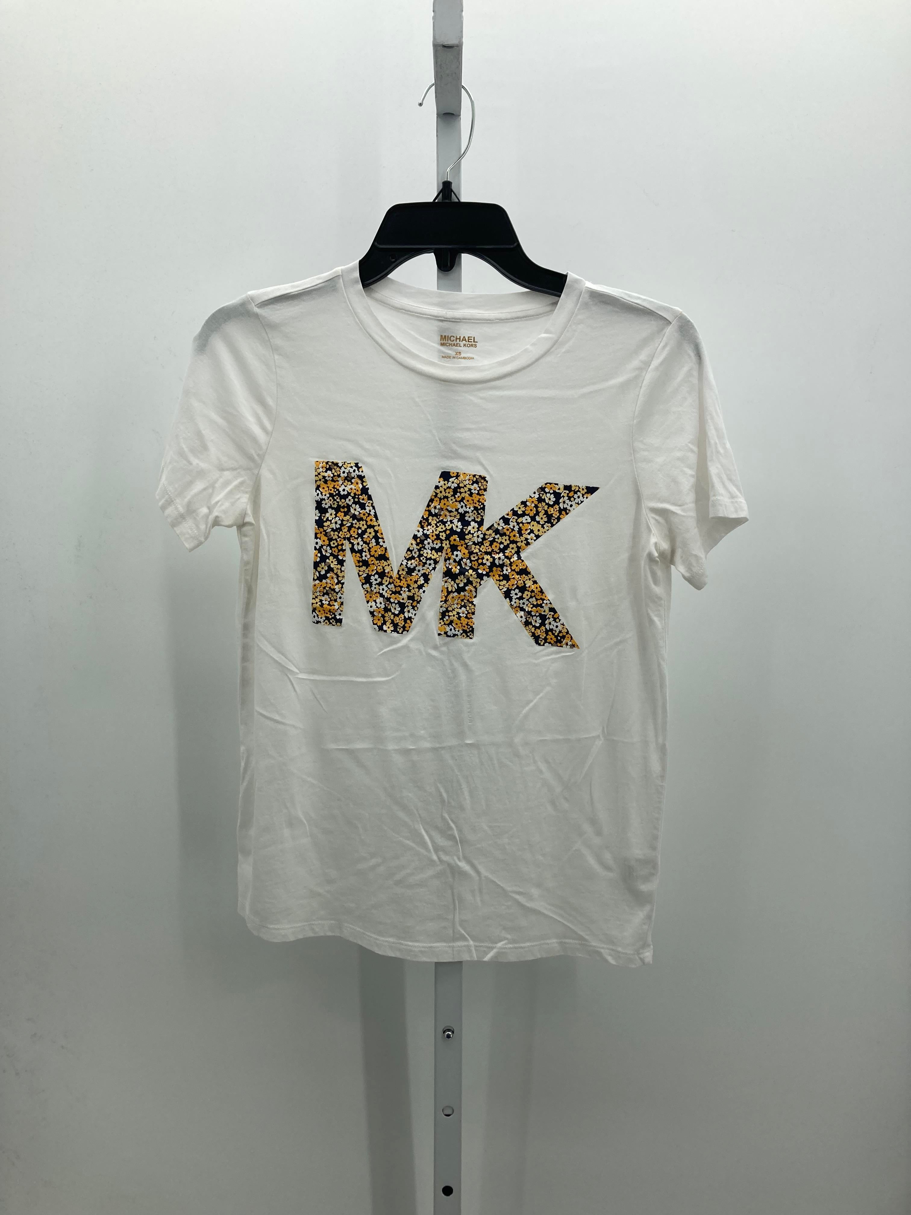 Michael Kors Size X Small Misses Short Sleeve Shirt