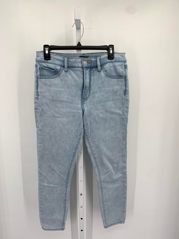 Express Size 8 Misses Cropped Jeans
