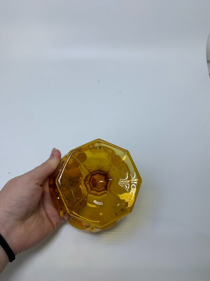 VTG FOSTORIA FOOTED SMALL COIN GLASS BOWL.