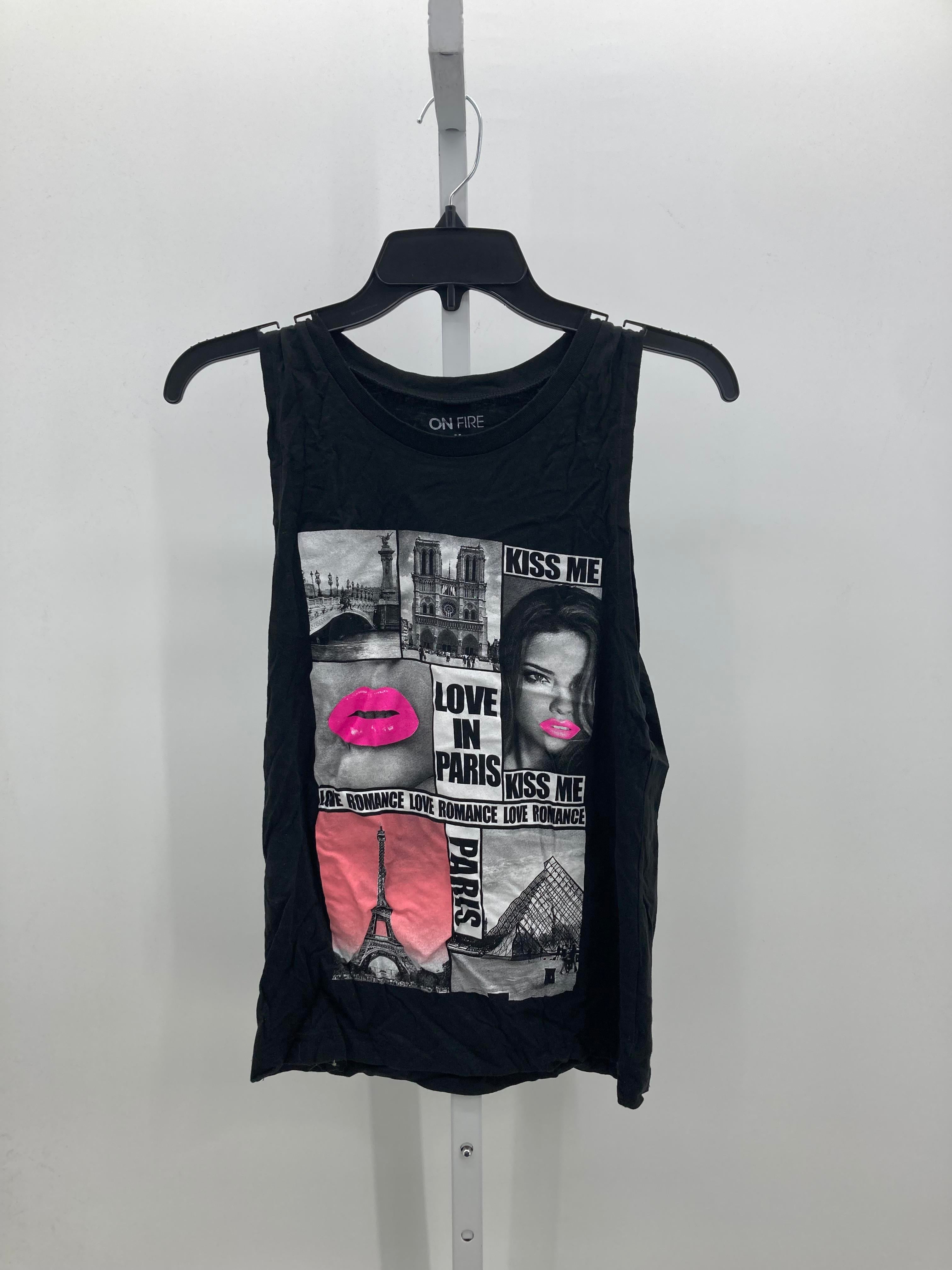 On Fire Size Medium Juniors Tank