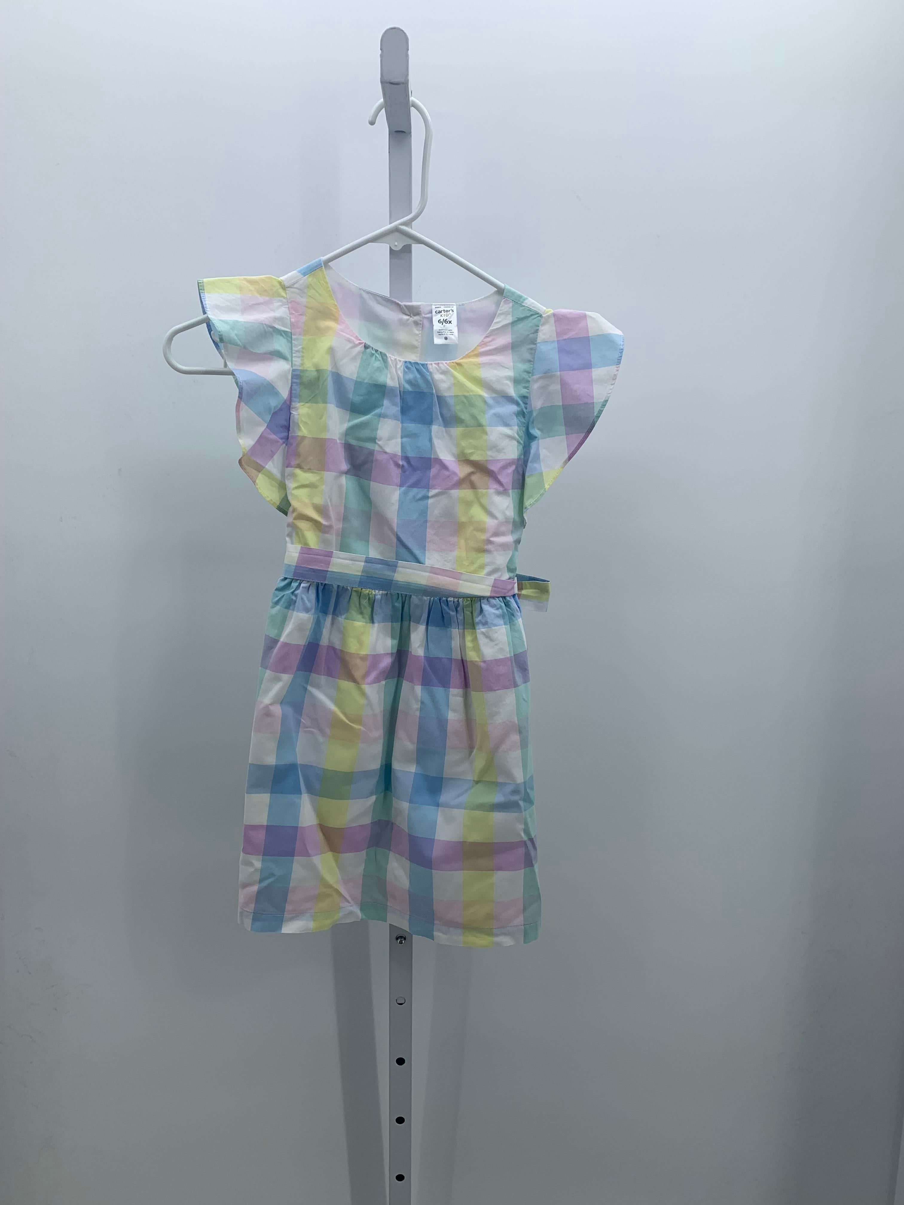 Carters Size 6/6X Girls Short Sleeve Dress