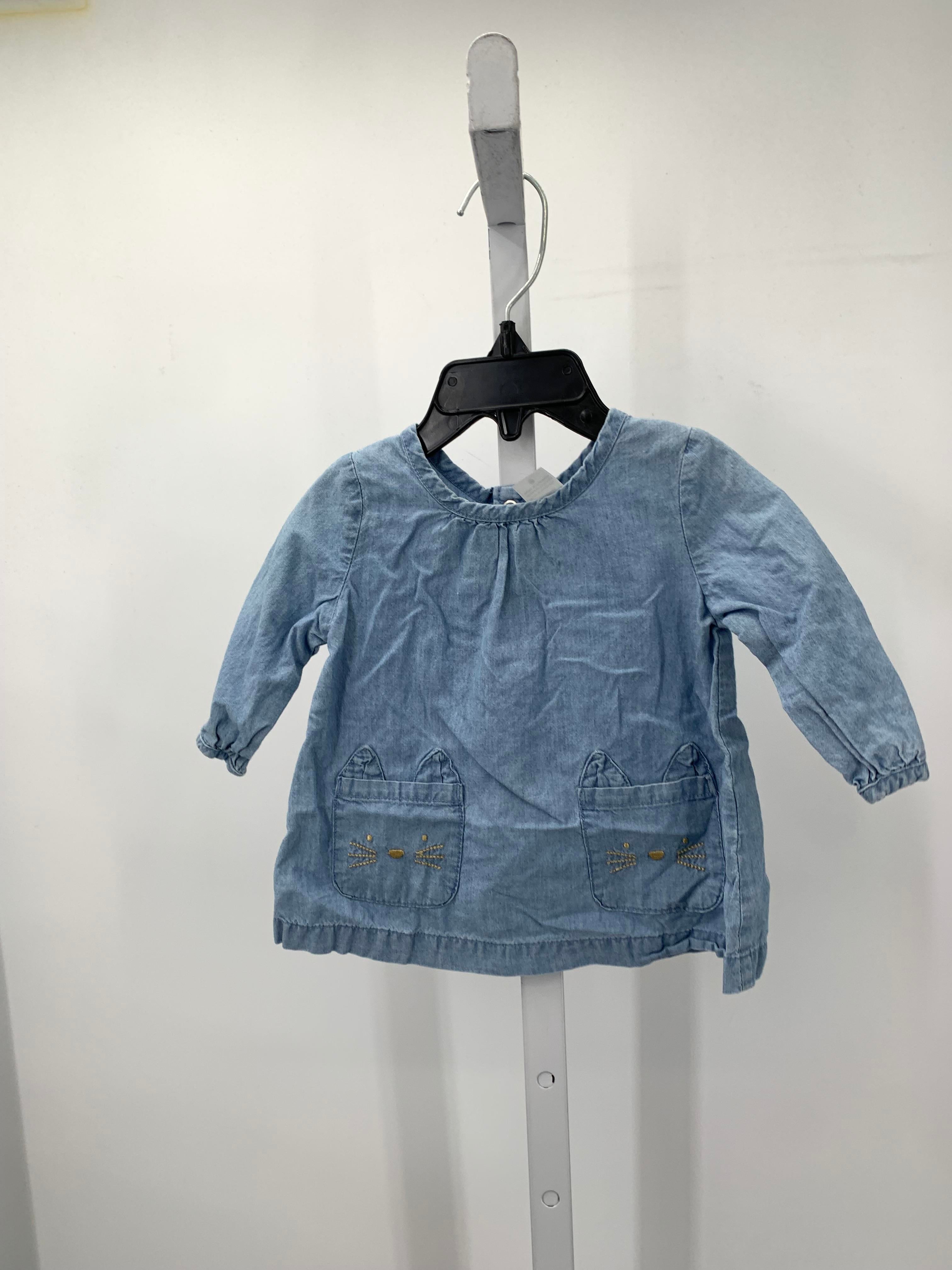 Carters Size 6 Months Girls Long Sleeve Shirt