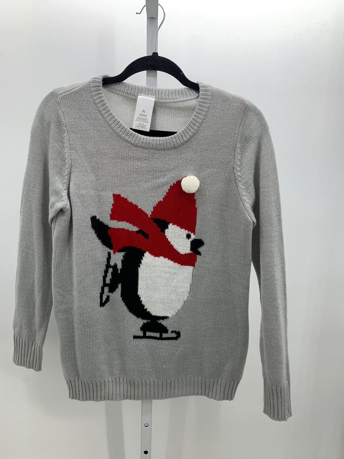 LONG SLV SWEATER PENGUIN.