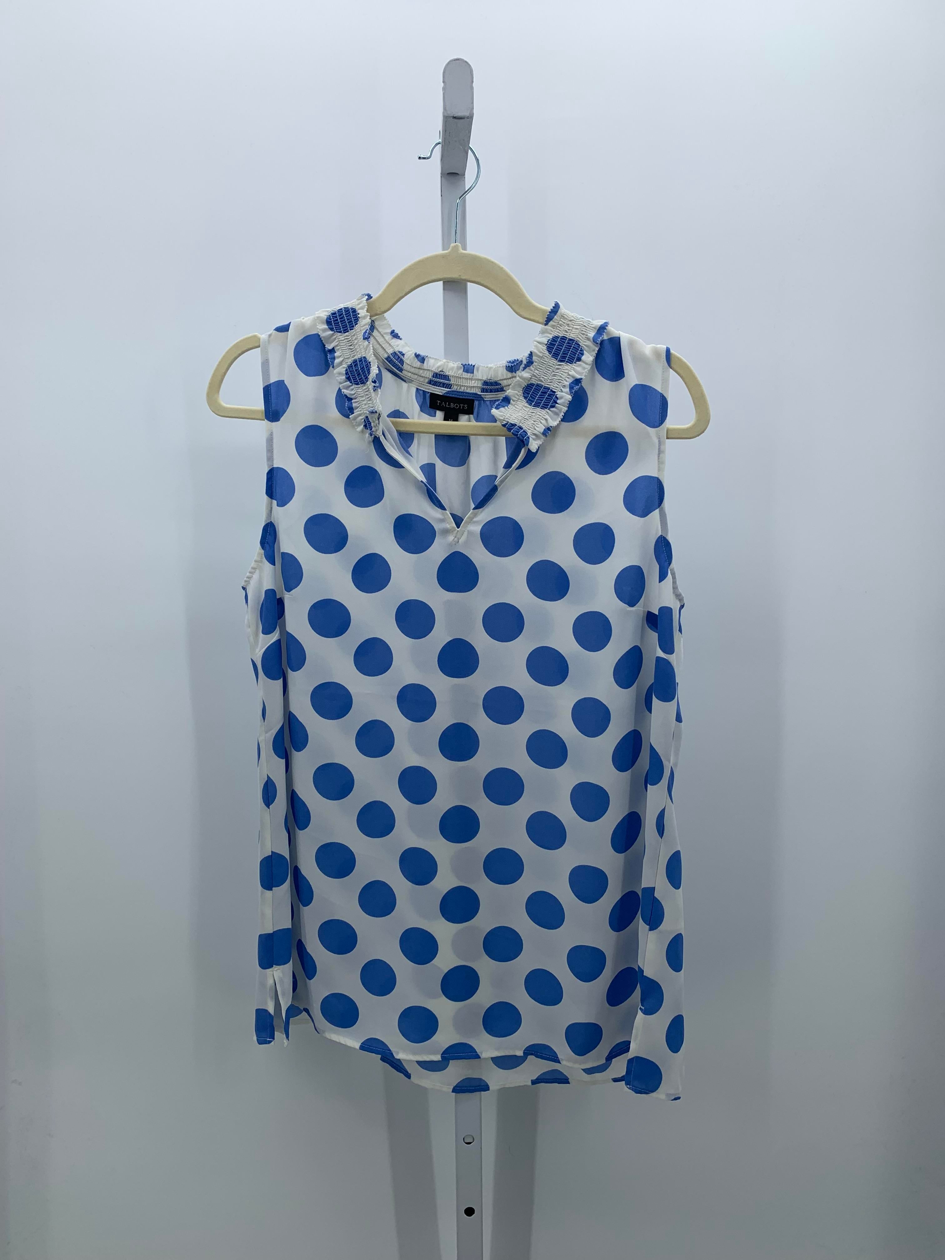 Talbots Size Medium Misses Sleeveless Shirt