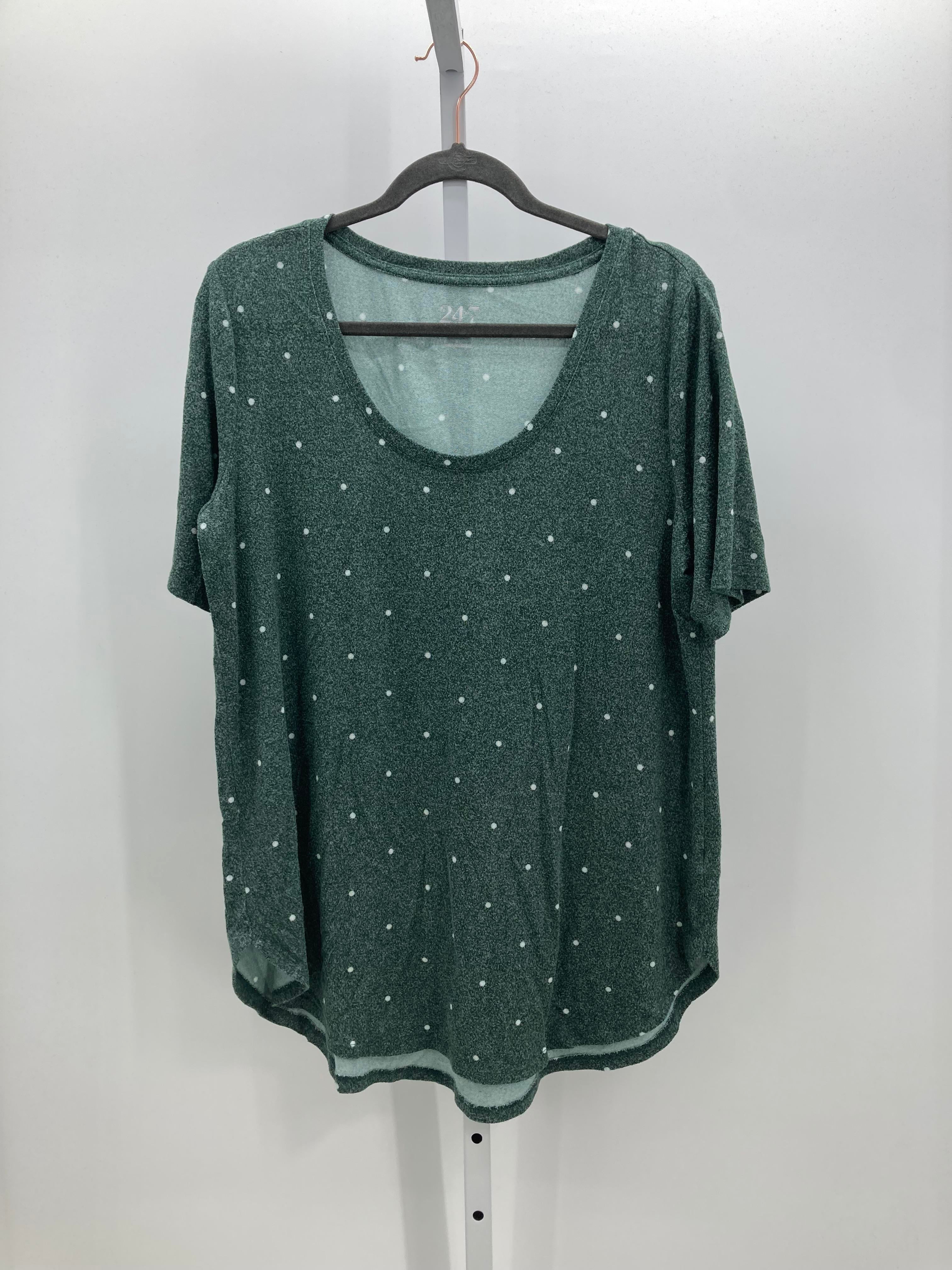 Maurices Size Extra Large Misses Short Sleeve Shirt