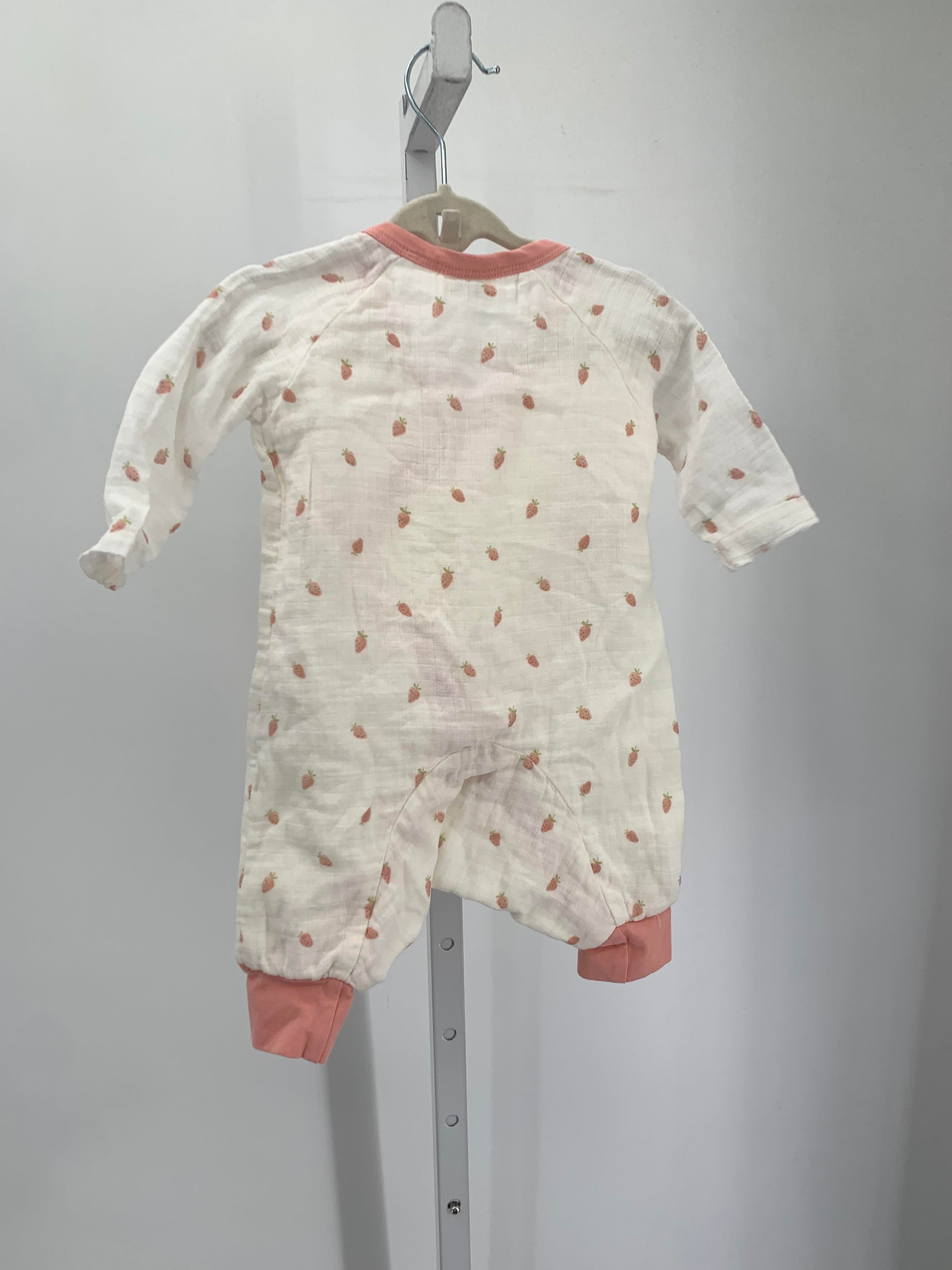Size 0-3 months Girls Long Slv. Romper