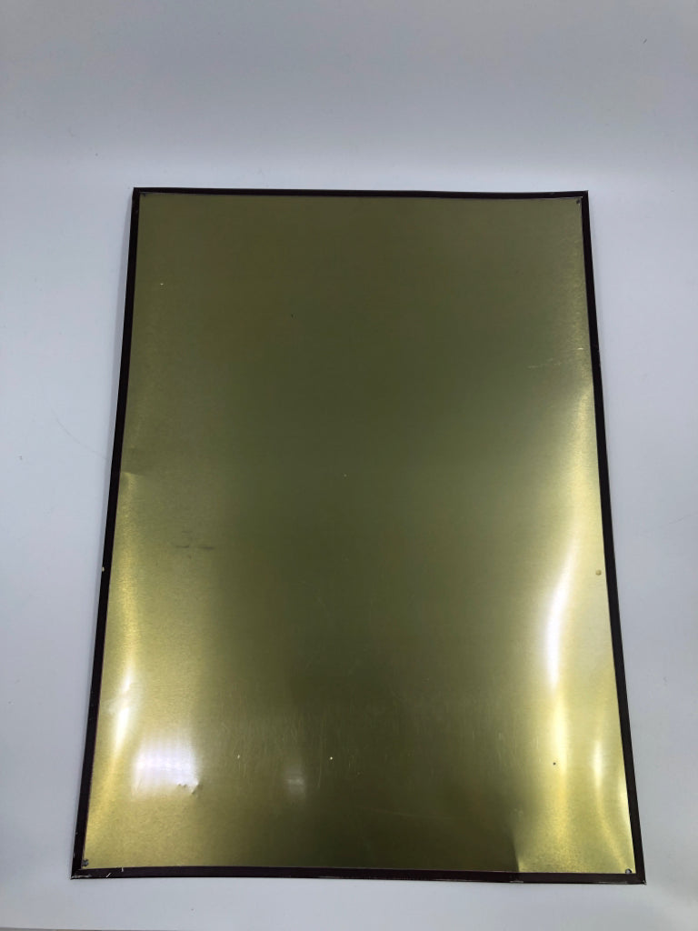 ORANGE TULIP METAL SIGN MILL FARM SEED CO.