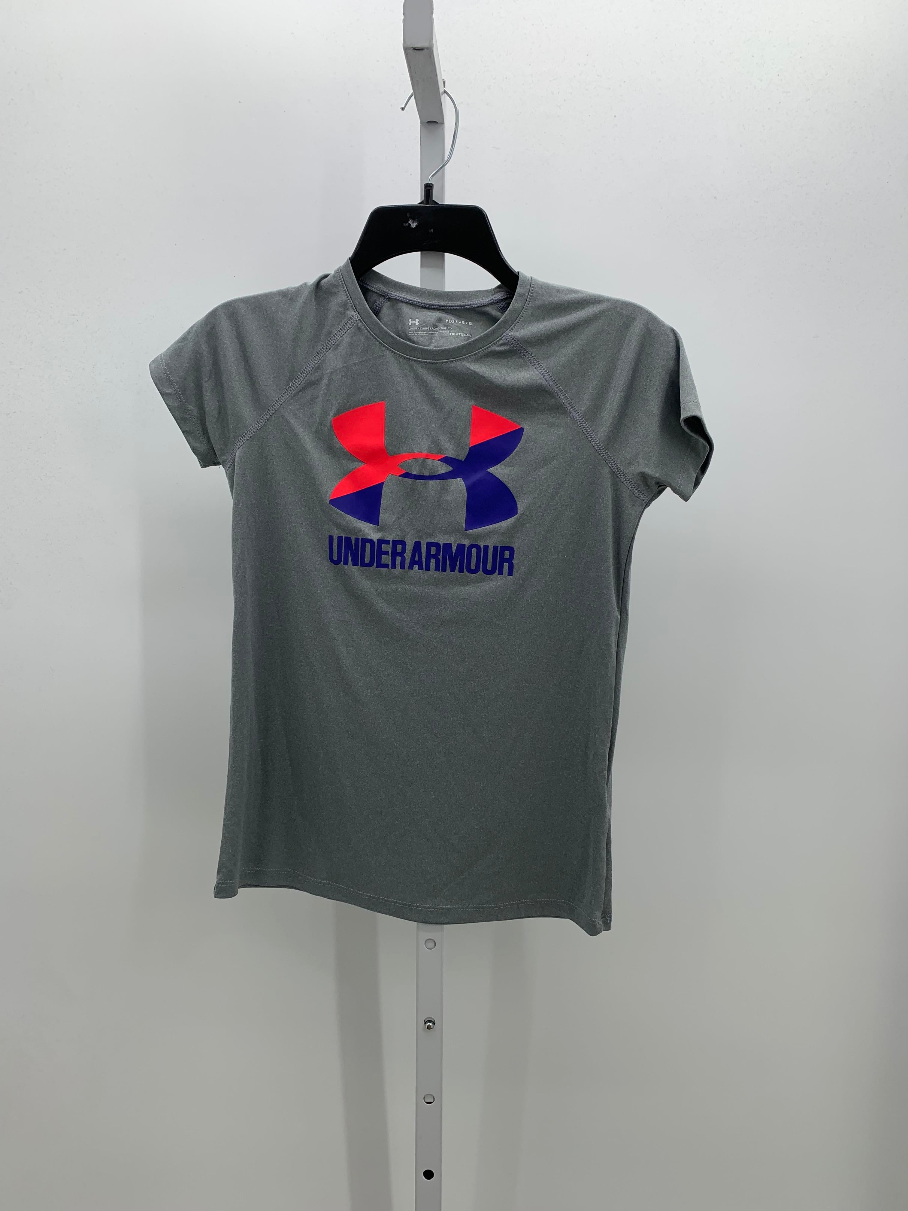 Under Armour Size 14-16 Boys Short Sleeve Shirt
