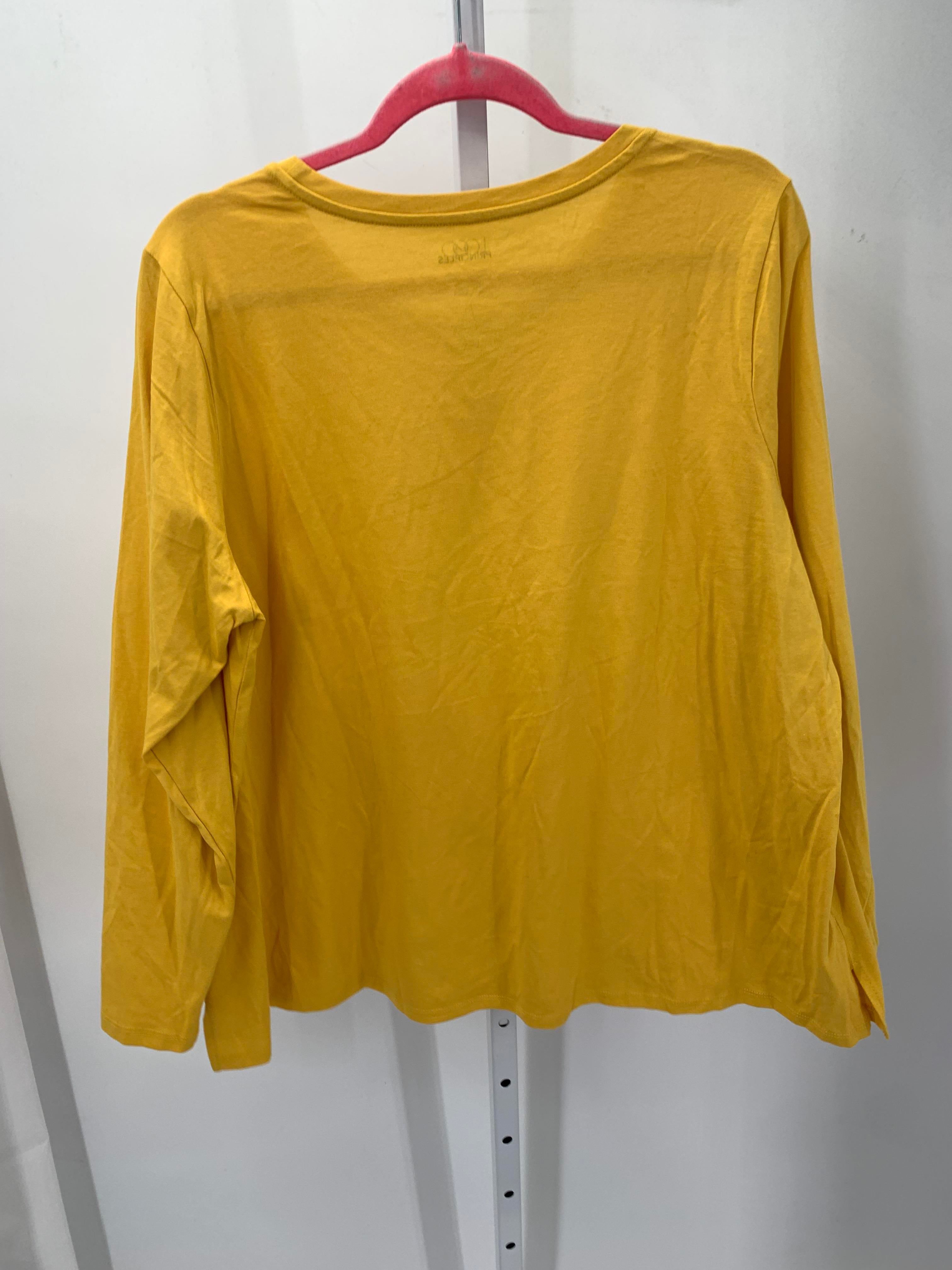 LOGO Size 1X Womens Long Sleeve Shirt