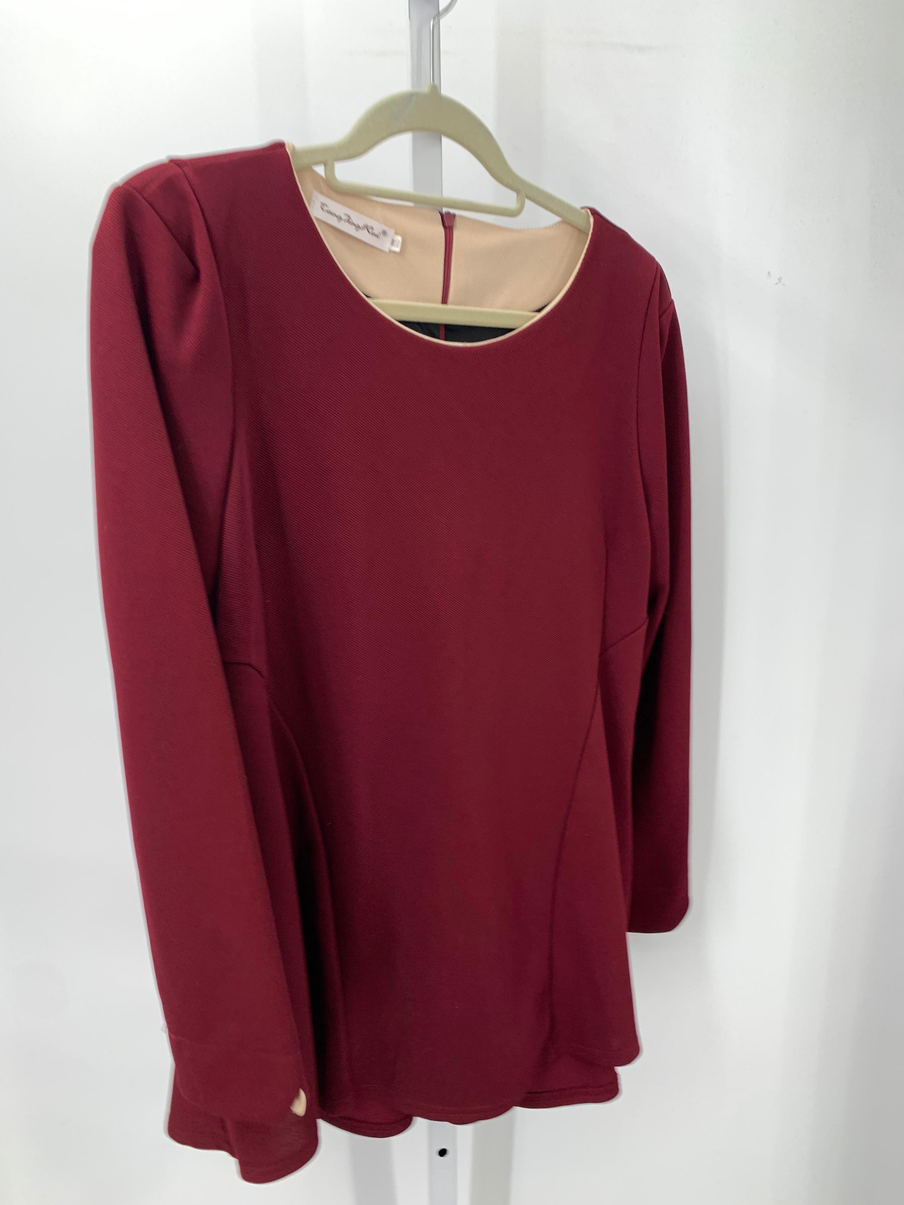 Size XXXL Misses Long Sleeve Shirt