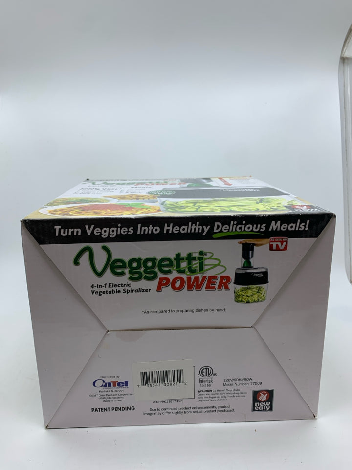 NIB VEGGETTI POWER SPIRALIZER.