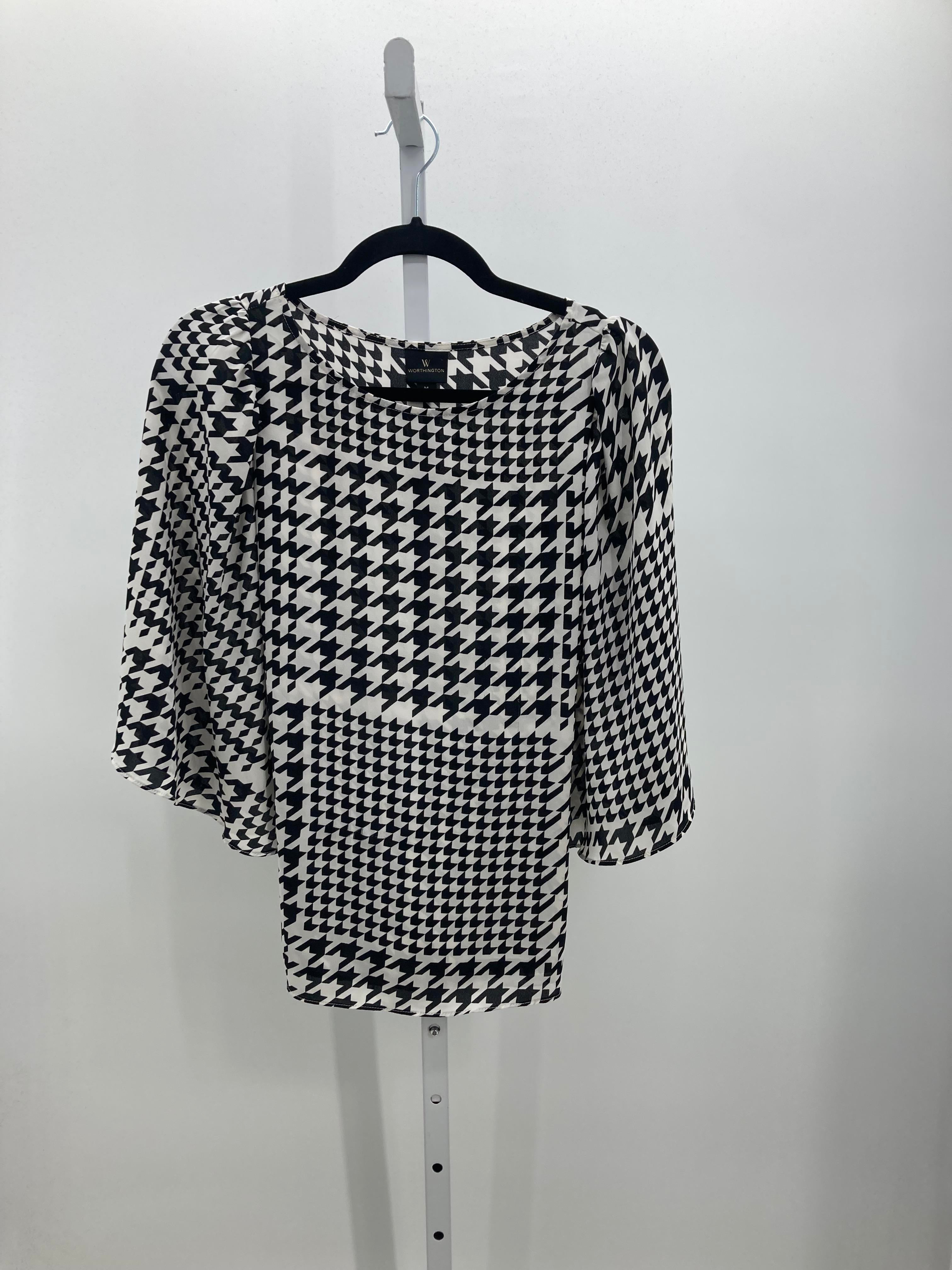 Worthington Size Medium Misses Short Sleeve Shirt