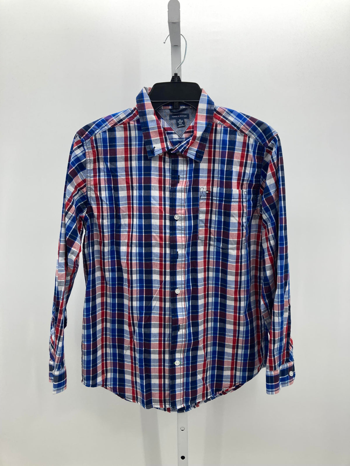 RED WHITE PLAID