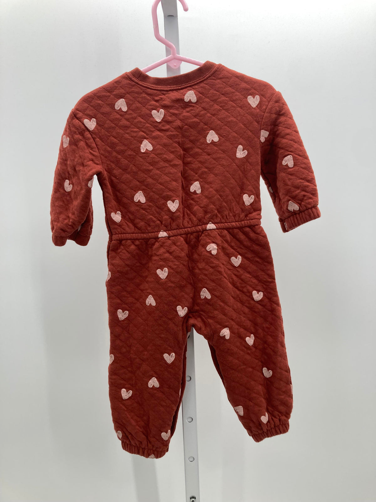 Carters Size 18 Months Girls Long Slv. Romper
