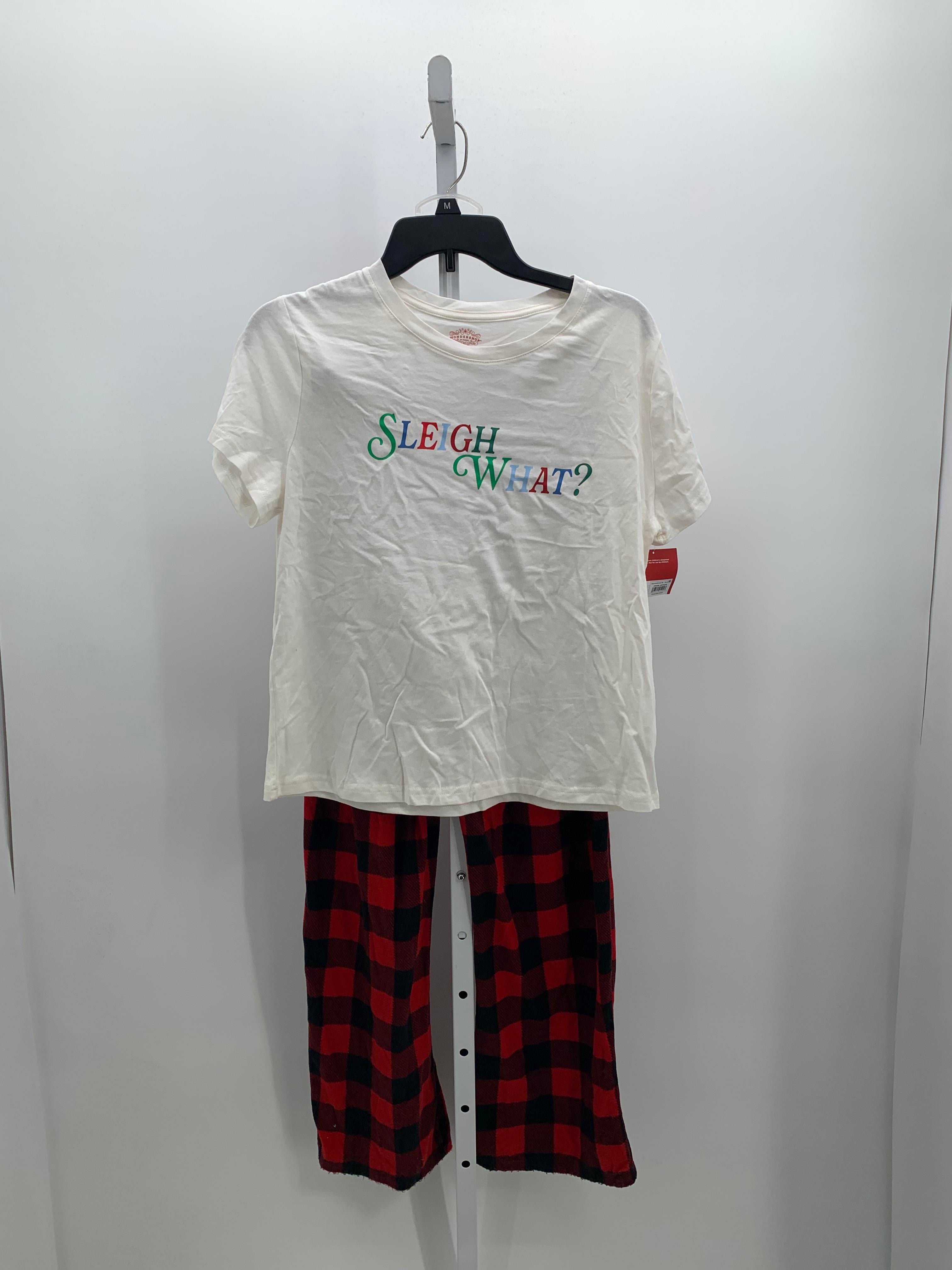 NEW SLEIGH WHAT PLAID PJS