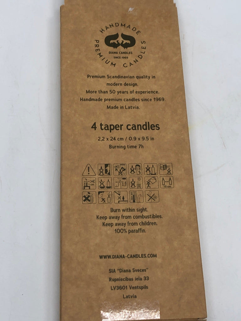 NIP SCANDINAVIAN DESIGN TAPER CANDLES.