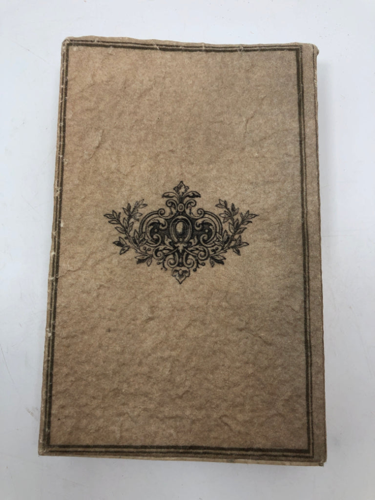 ALICE IN WONDERLAND DECORATIVE DISTRESSED BLANK NOTEBOOK.