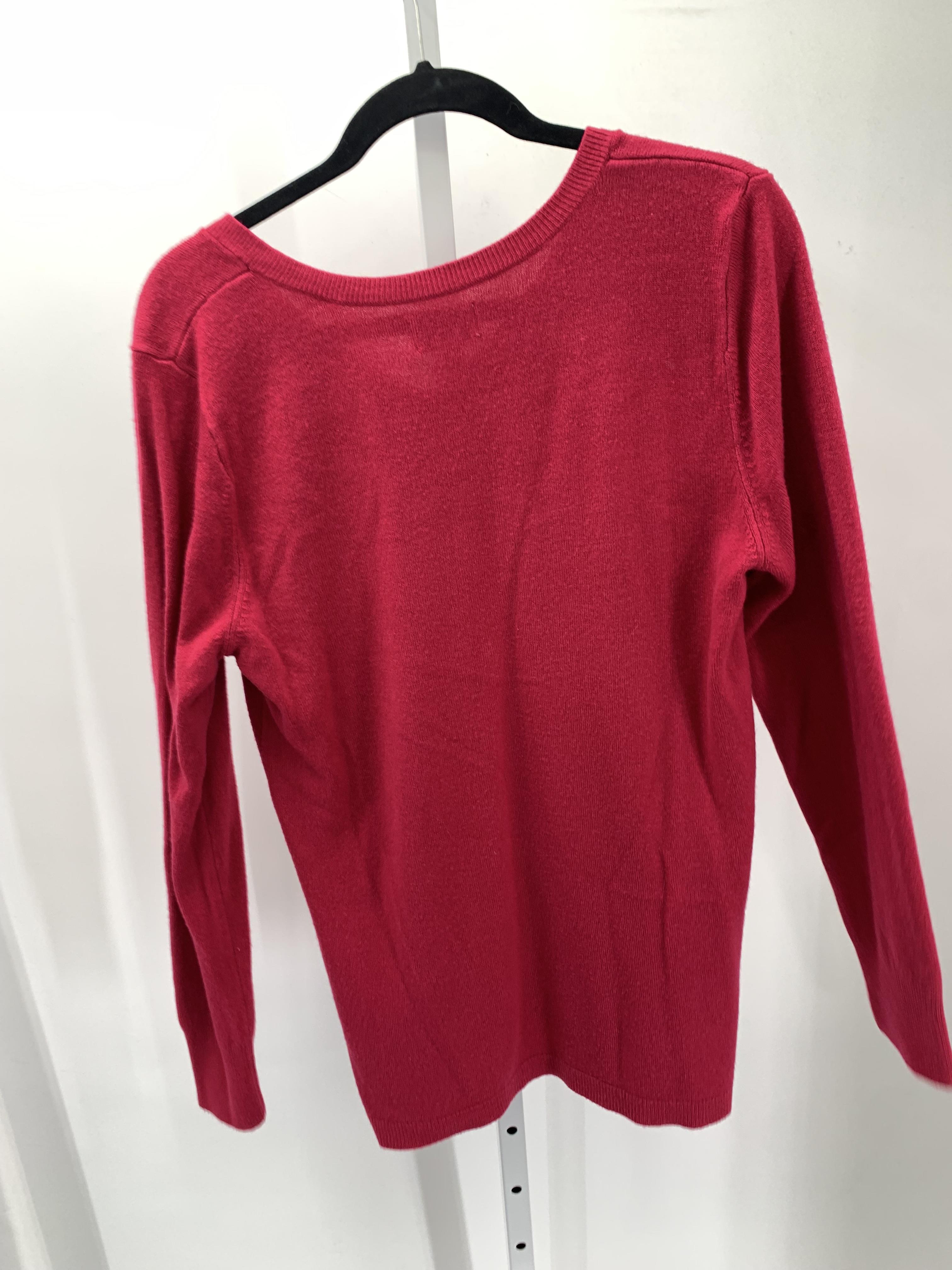 Croft & Barrow Size Large Misses Long Slv Sweater