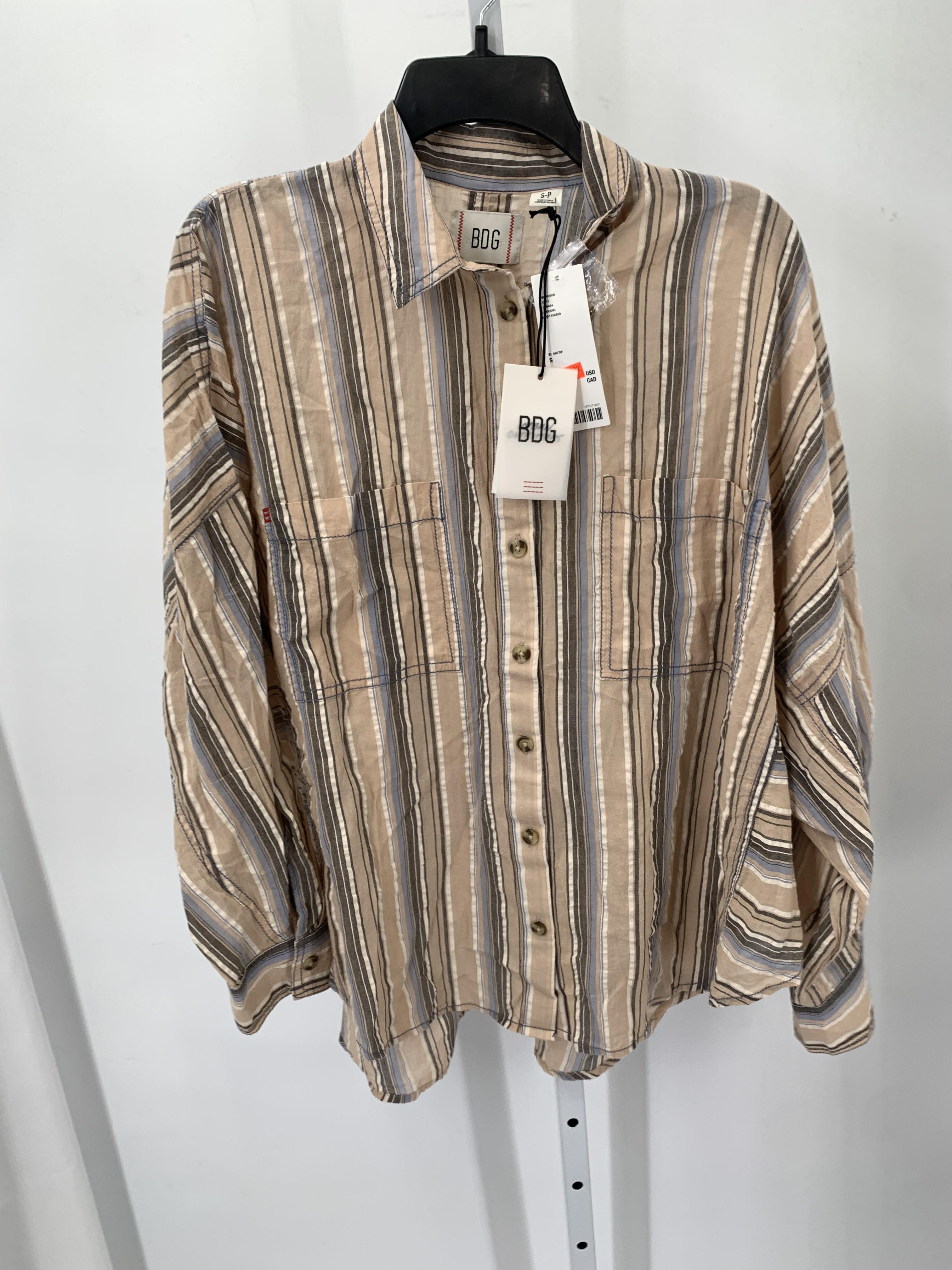 BDG Size Small Juniors Long Sleeve Shirt