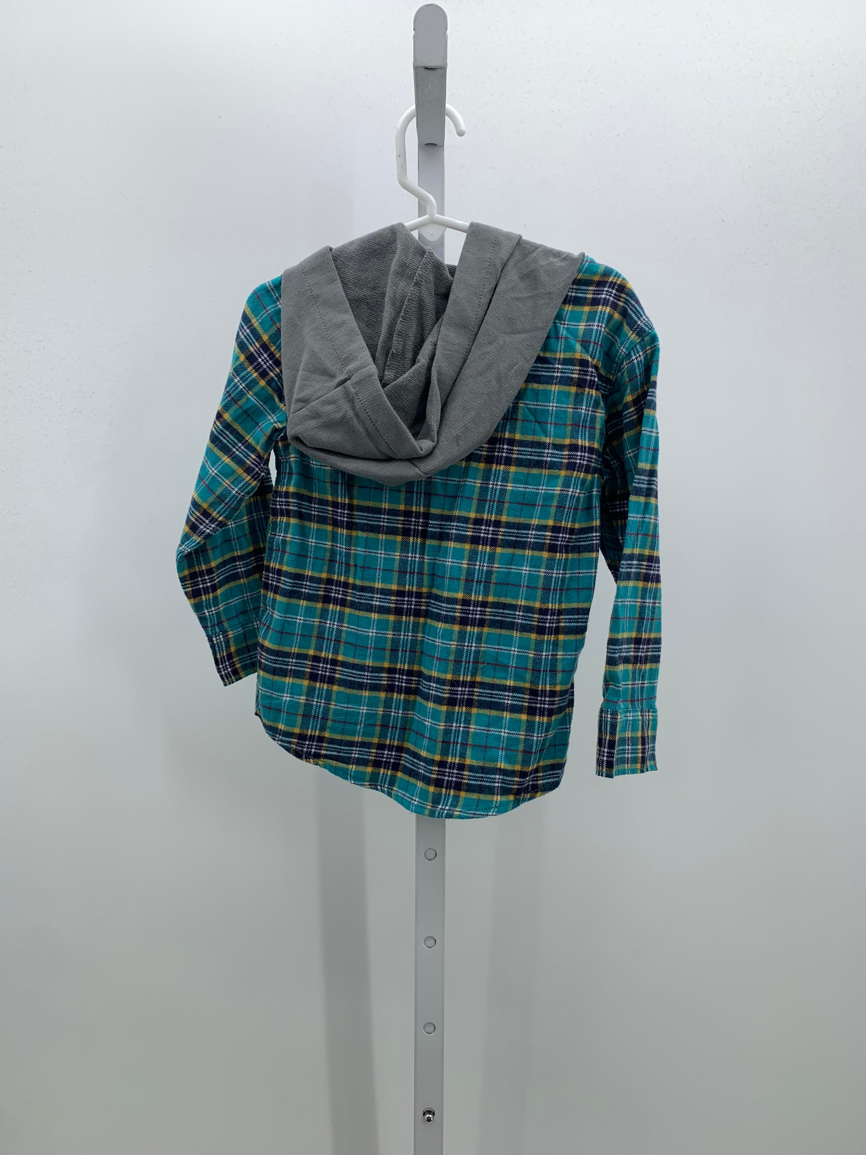 HOODED PLAID
